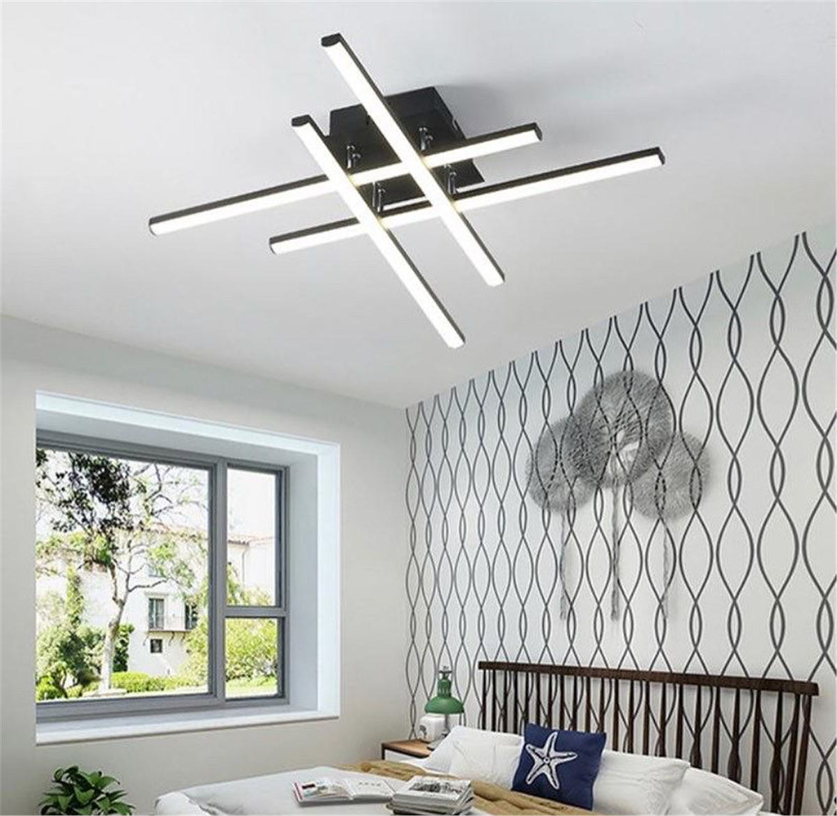 PLAFONYER LED AVİZEPLAFONYER LED AVİZE-32-ANTRASİT GÖVDE RENGİ