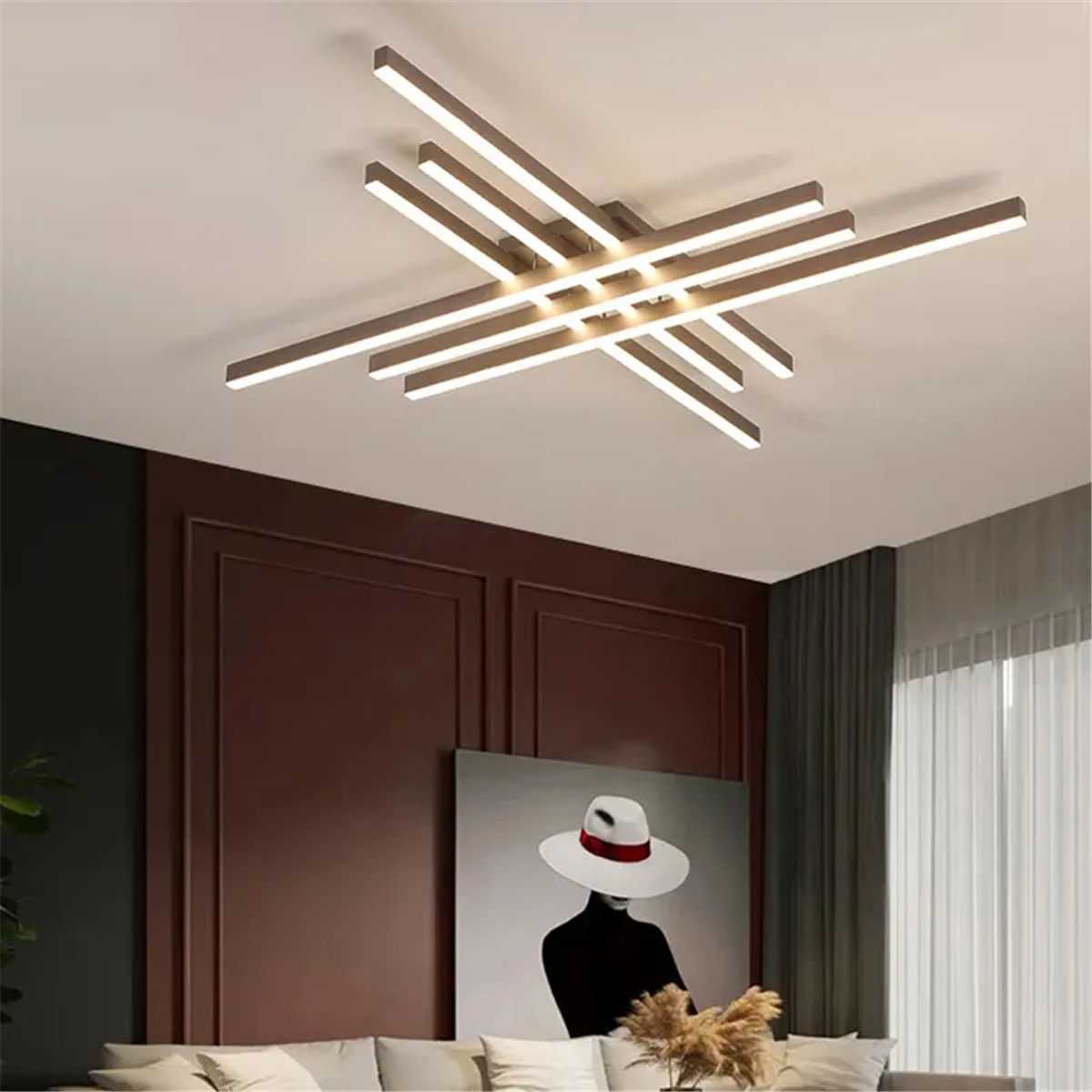 PLAFONYER LED AVİZEPLAFONYER LED AVİZE-33-BEYAZ GÖVDE RENGİ