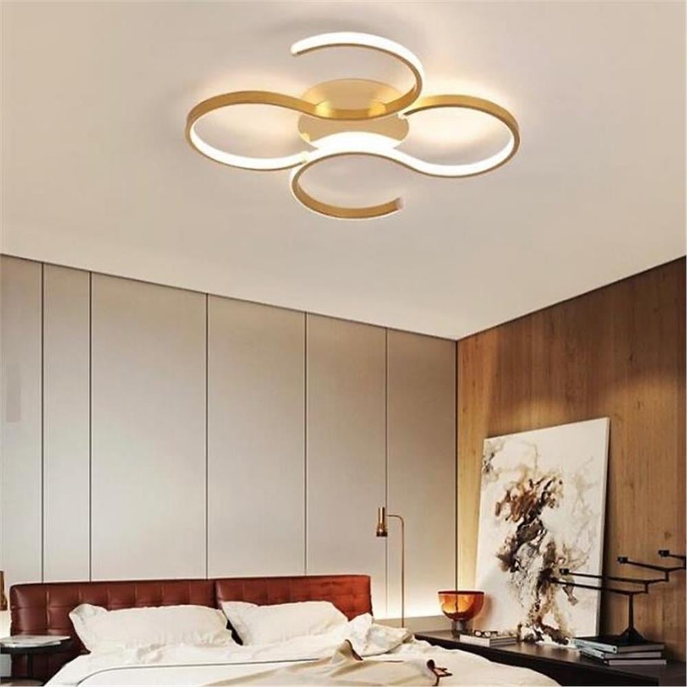 PLAFONYER LED AVİZEPLAFONYER LED AVİZE-36-ESKİTME GOLD