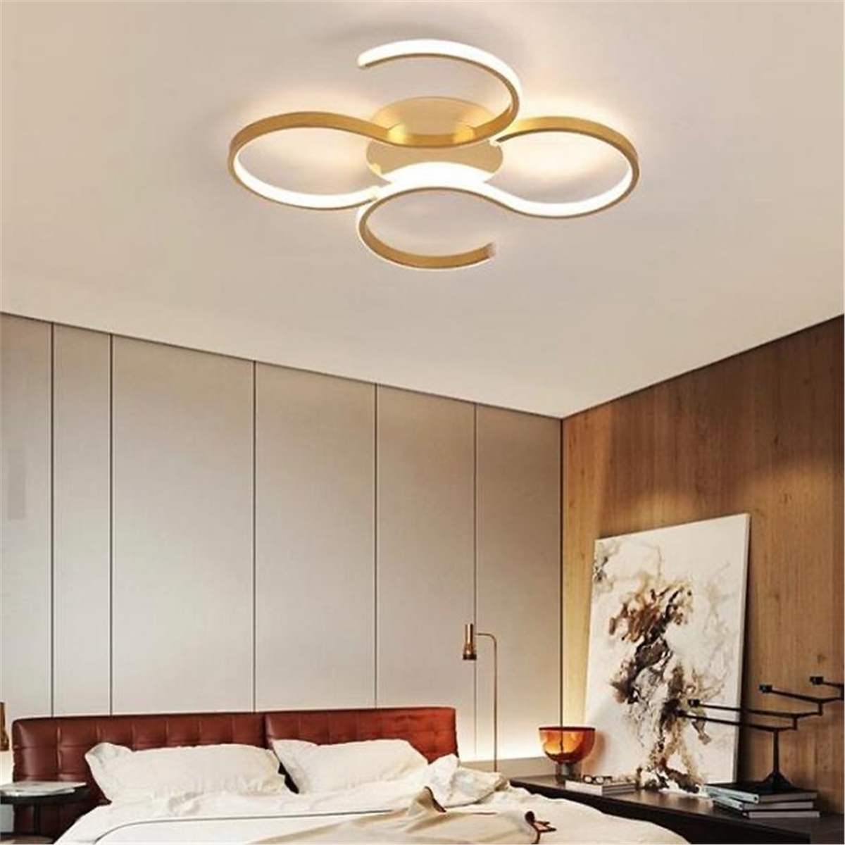 PLAFONYER LED AVİZEPLAFONYER LED AVİZE-36-SİYAH GÖVDE RENGİ