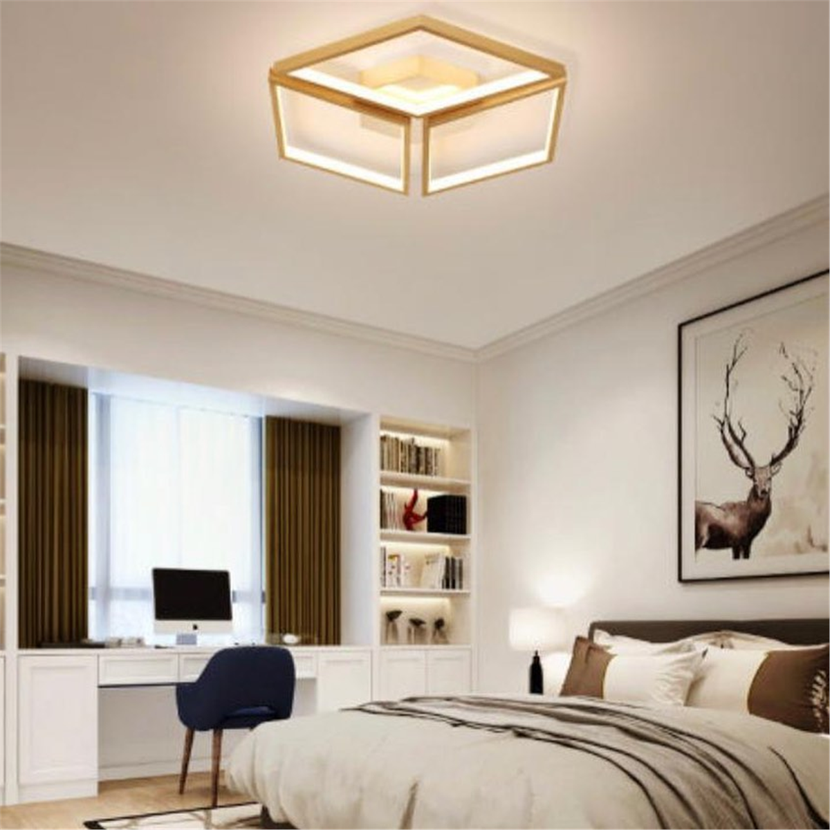 PLAFONYER LED AVİZEPLAFONYER LED AVİZE-37-ANTRASİT GÖVDE RENGİ