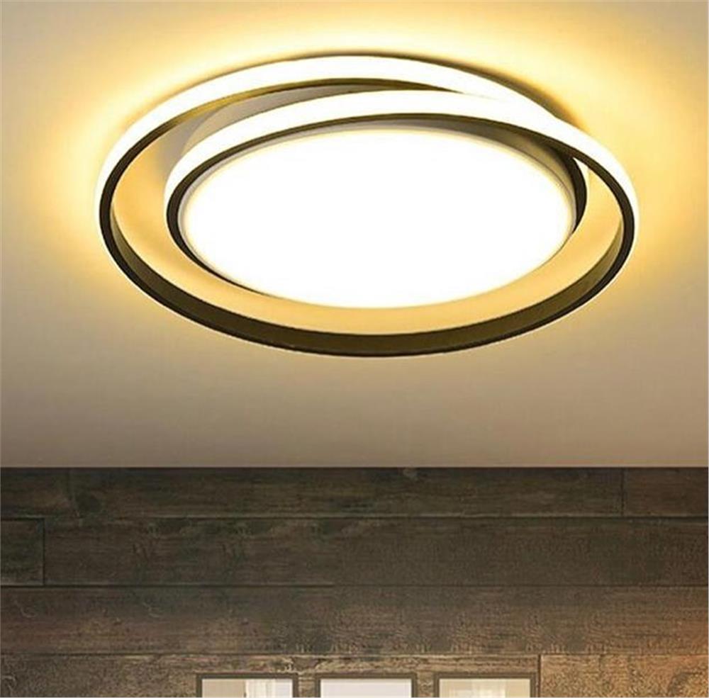 PLAFONYER LED AVİZEPLAFONYER LED AVİZE-43-SİYAH