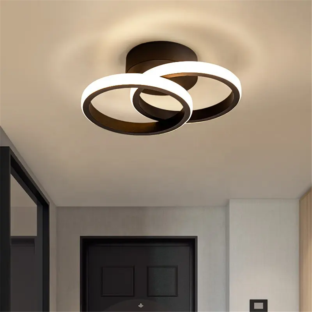 PLAFONYER LED AVİZEPLAFONYER LED AVİZE-52-ESKİTME GOLD