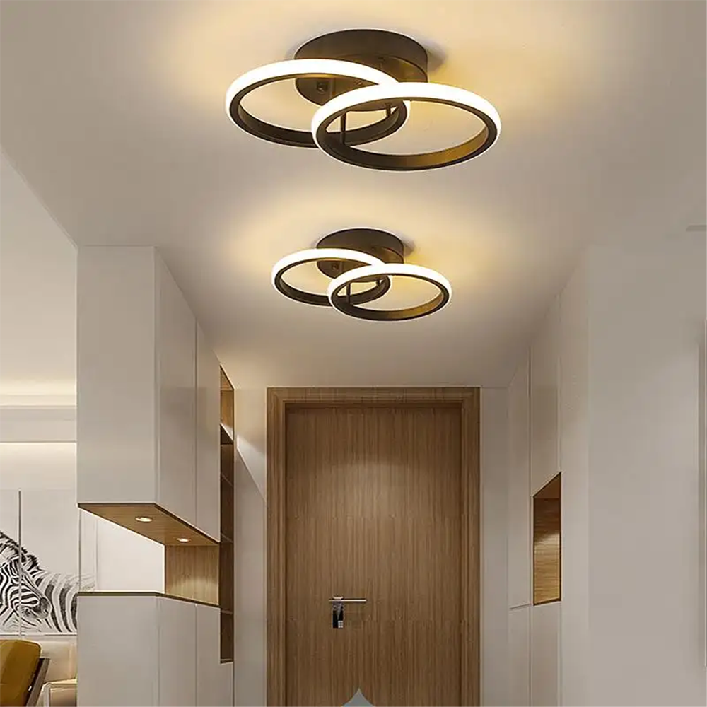 PLAFONYER LED AVİZEPLAFONYER LED AVİZE-52-ESKİTME GOLD
