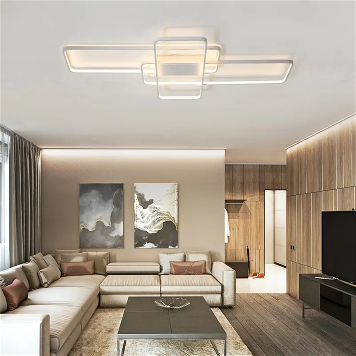 PLAFONYER LED AVİZEPLAFONYER LED AVİZE-56