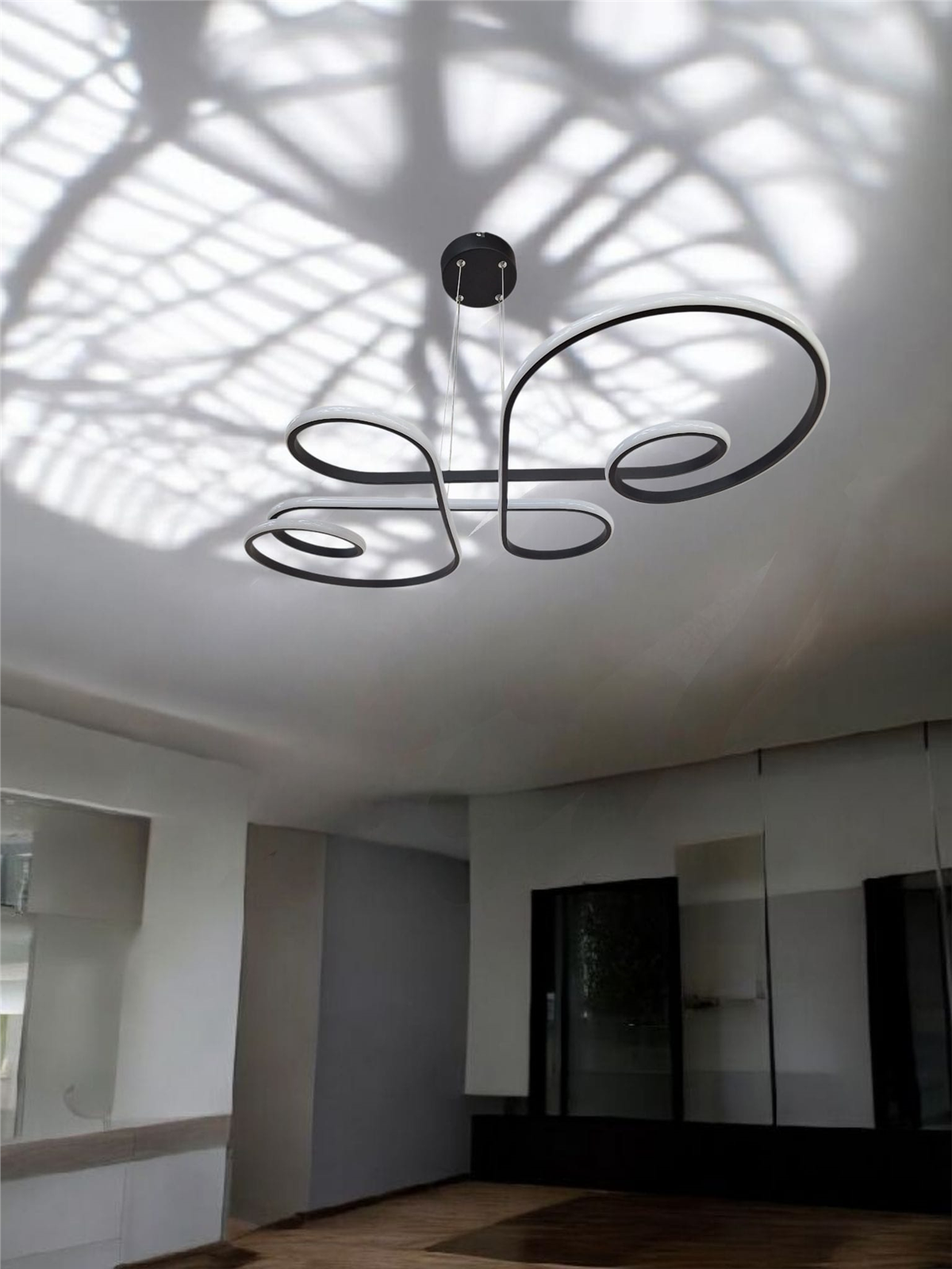 SARKIT LED AVİZESARKIT LED AVİZE-106-ESKİTME GOLD GÖVDE RENGİ