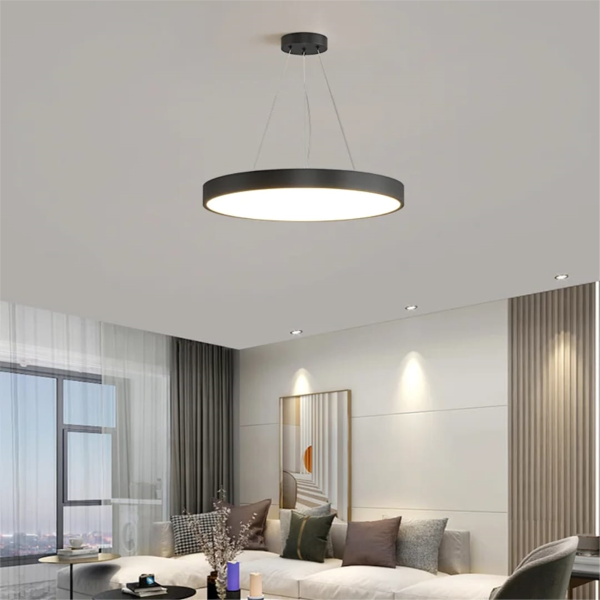 SARKIT LED AVİZESARKIT LED AVİZE-110-ESKİTME GOLD GÖVDE RENGİ