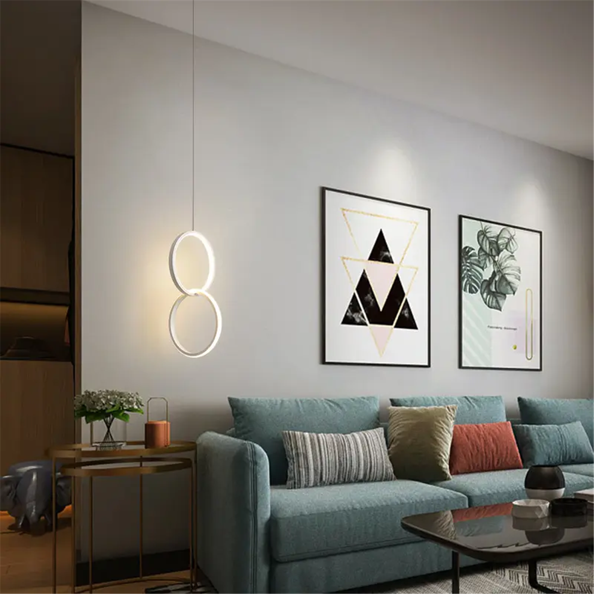 SARKIT LED AVİZESARKIT LED AVİZE-25-BEYAZ GÖVDE