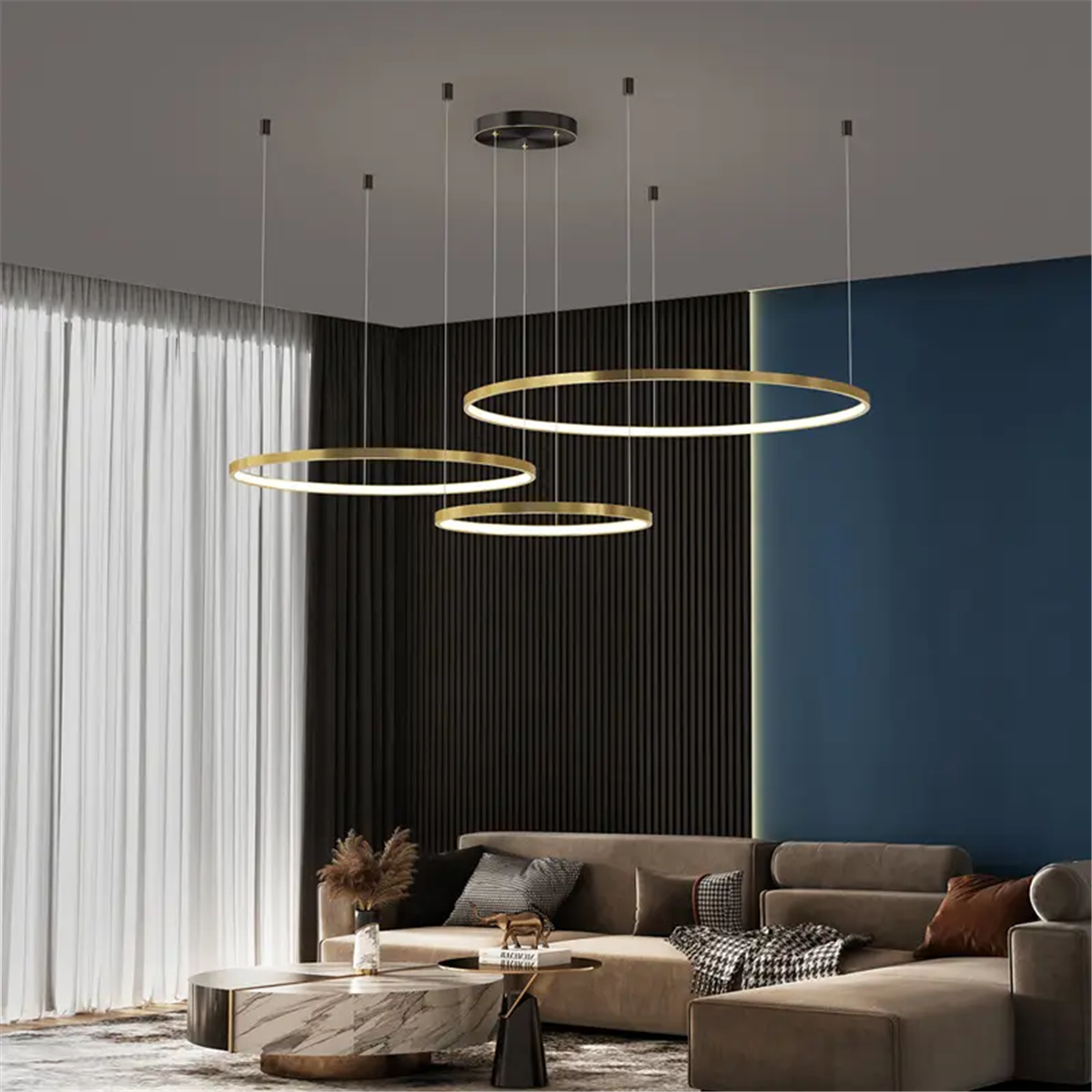SARKIT LED AVİZESARKIT LED AVİZE-31-SİYAH GÖVDE
