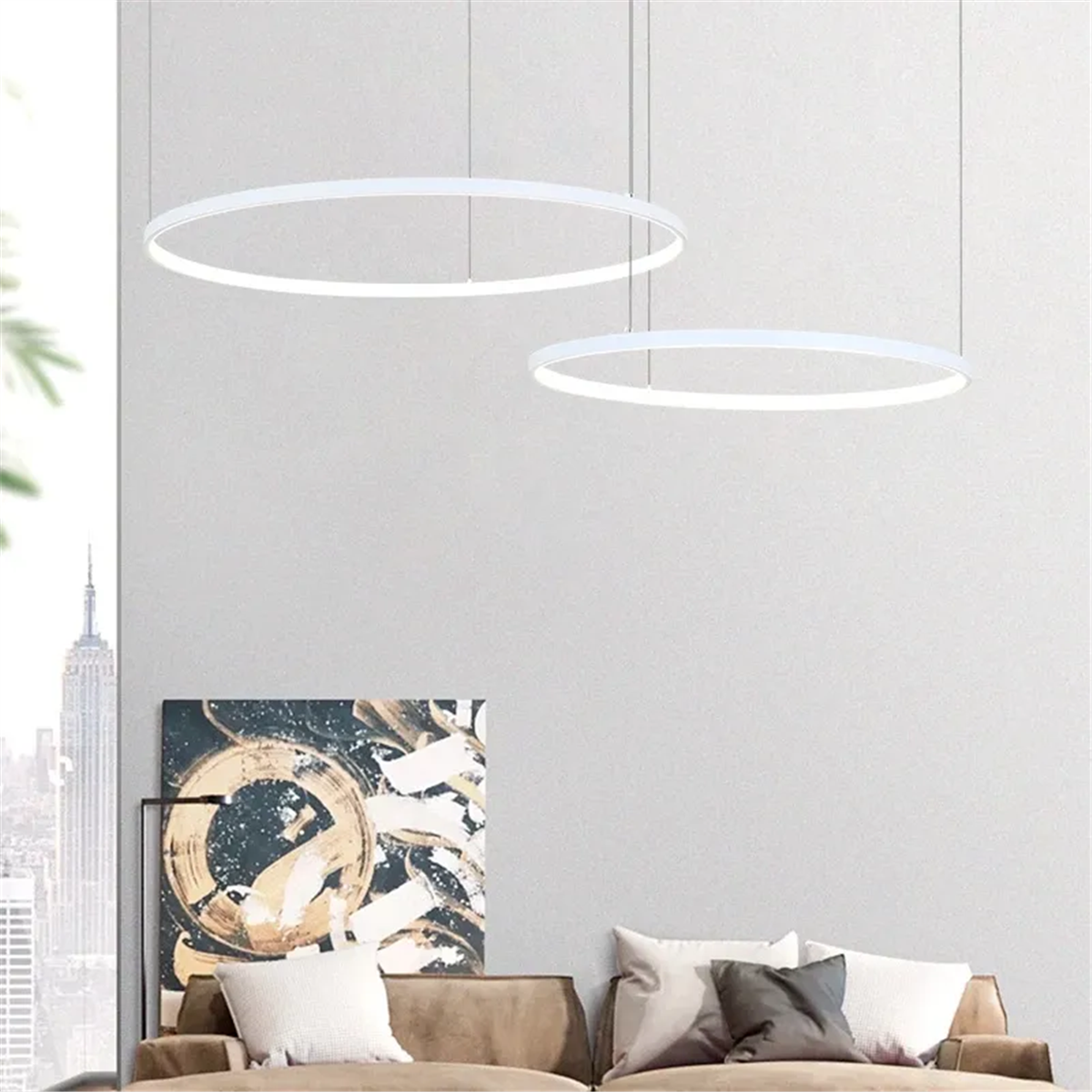 SARKIT LED AVİZESARKIT LED AVİZE-32-SİYAH GÖVDE