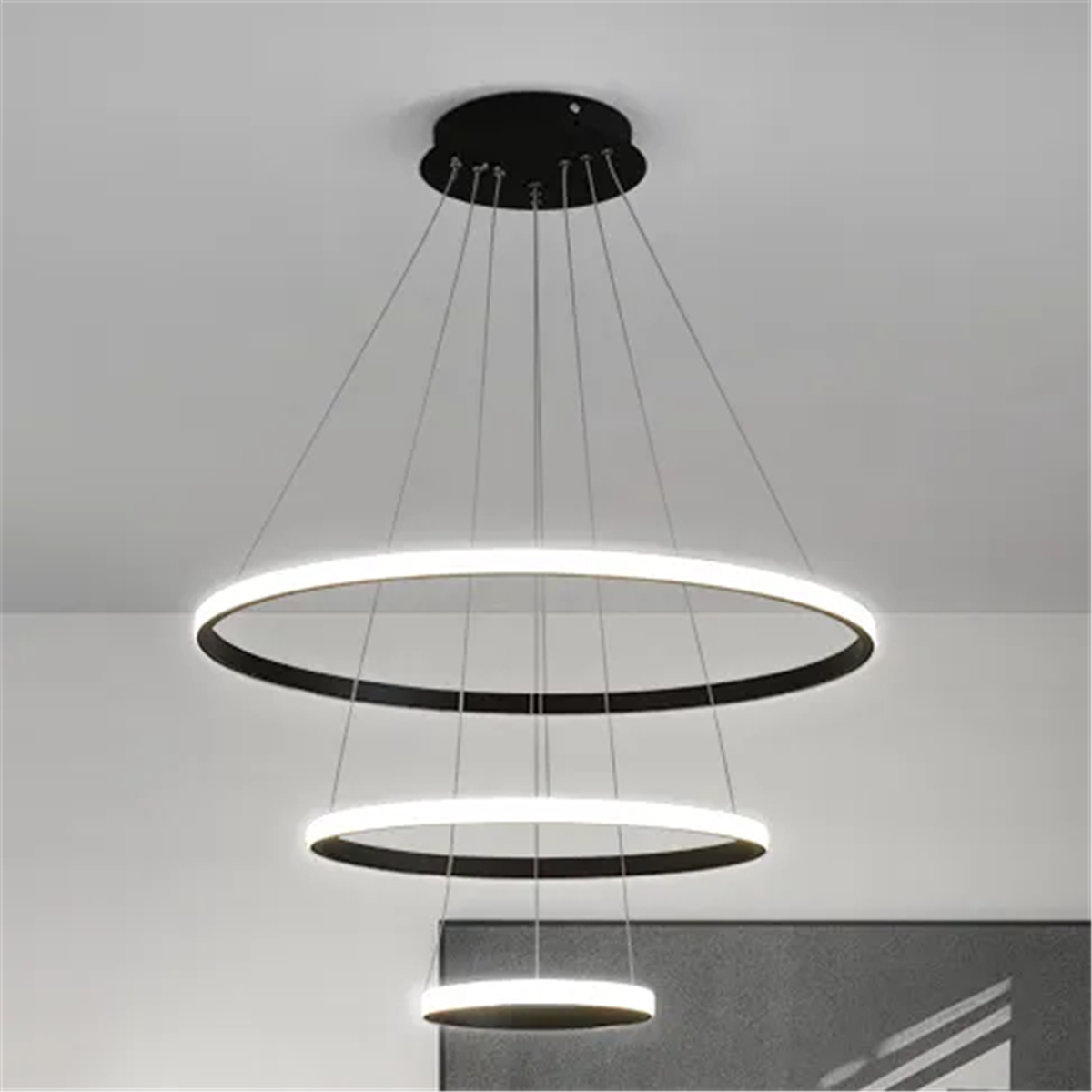SARKIT LED AVİZESARKIT LED AVİZE-36-SİYAH GÖVDE