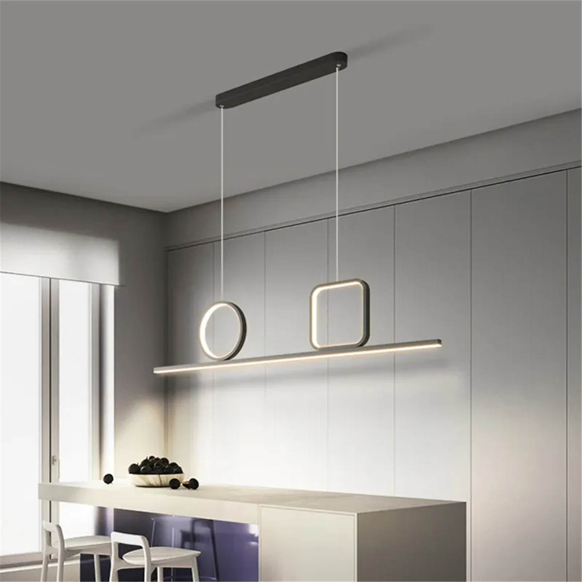 SARKIT LED AVİZESARKIT LED AVİZE-51-SİYAH GÖVDE