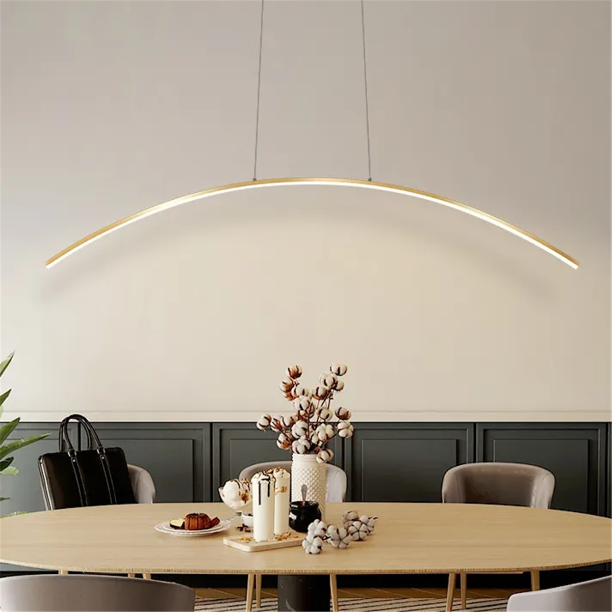 SARKIT LED AVİZESARKIT LED AVİZE-55-ANTRASİT GÖVDE