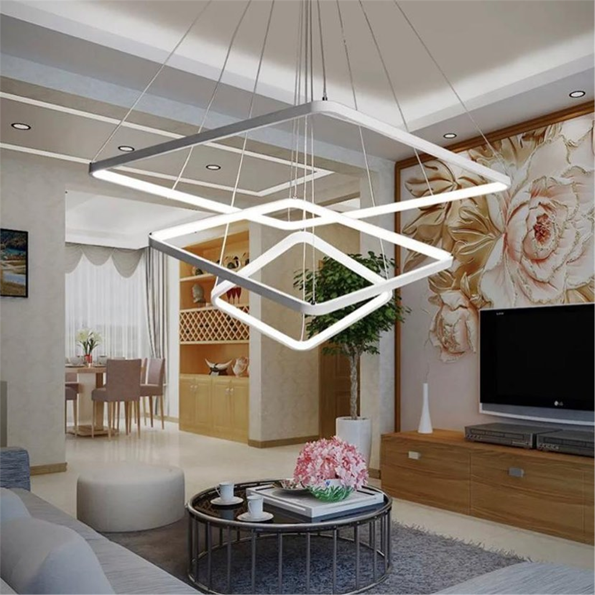 SARKIT LED AVİZESARKIT LED AVİZE-62-ESKİTME GOLD GÖVDE