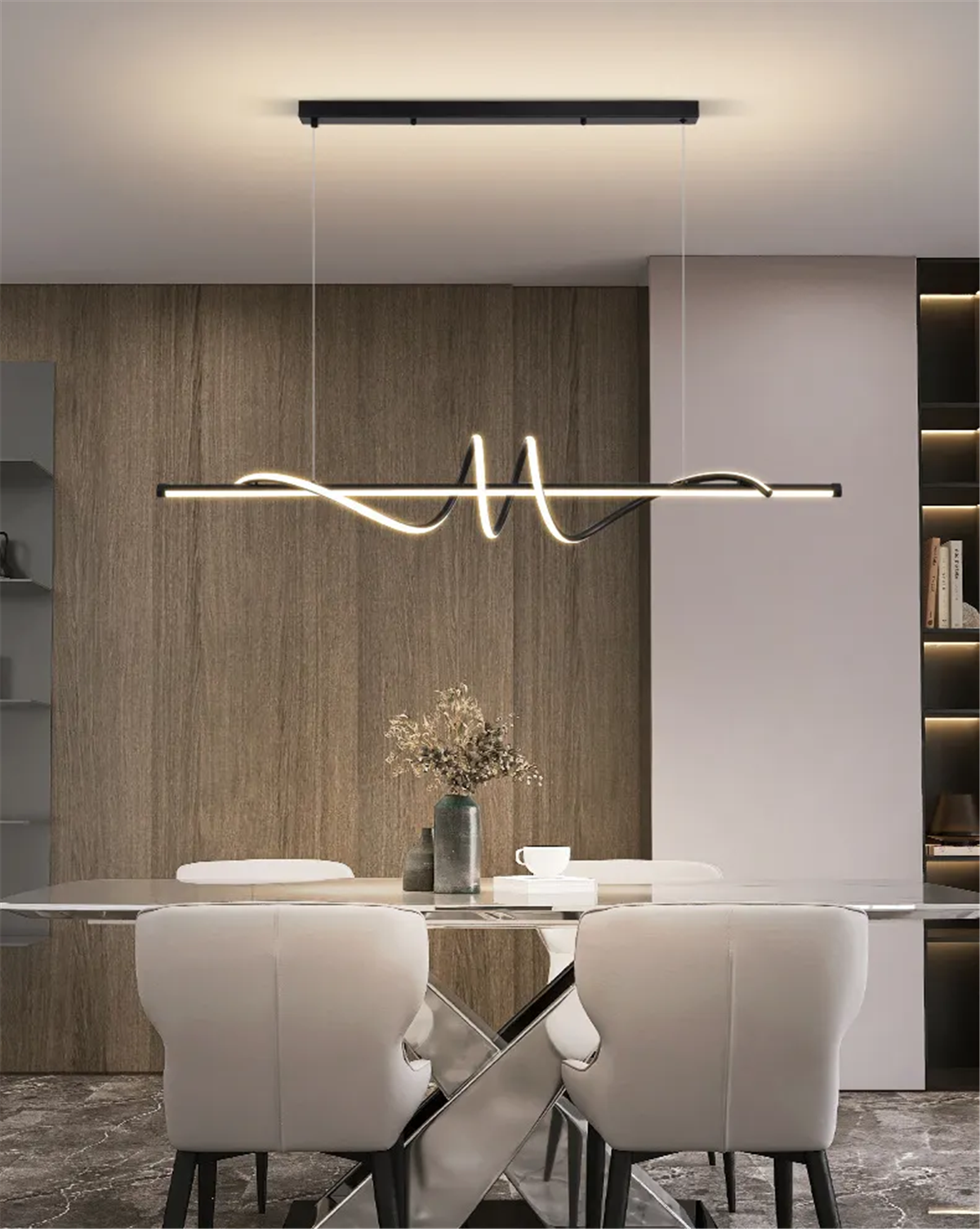 SARKIT LED AVİZESARKIT LED AVİZE-86-ANTRASİT GÖVDE