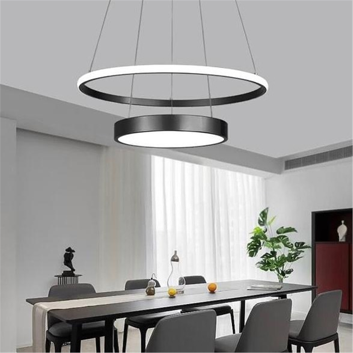 SARKIT LED AVİZESARKIT LED AVİZE-88-SİYAH GÖVDE