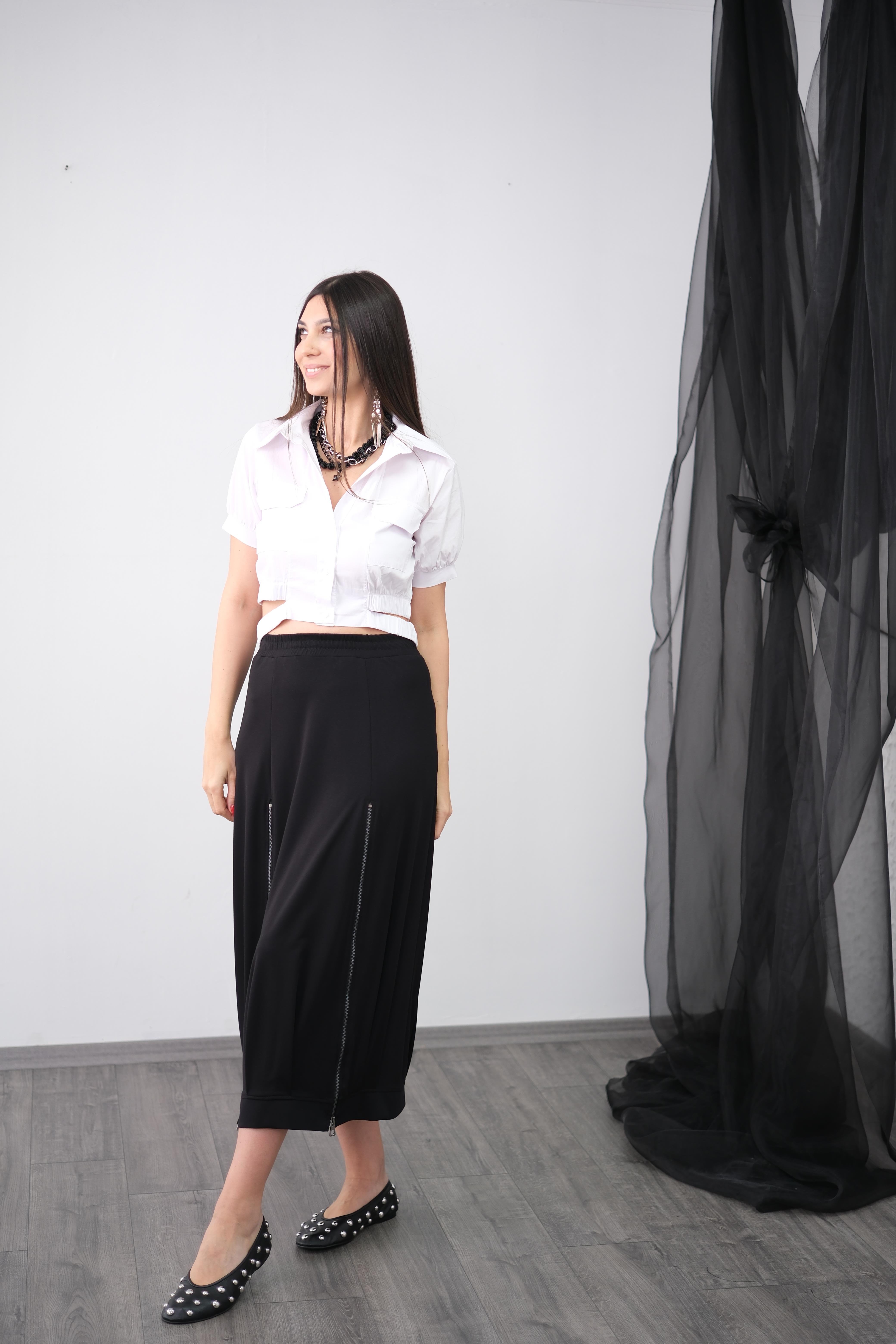 ALBY BEYAZ TASARIM GÖMLEK