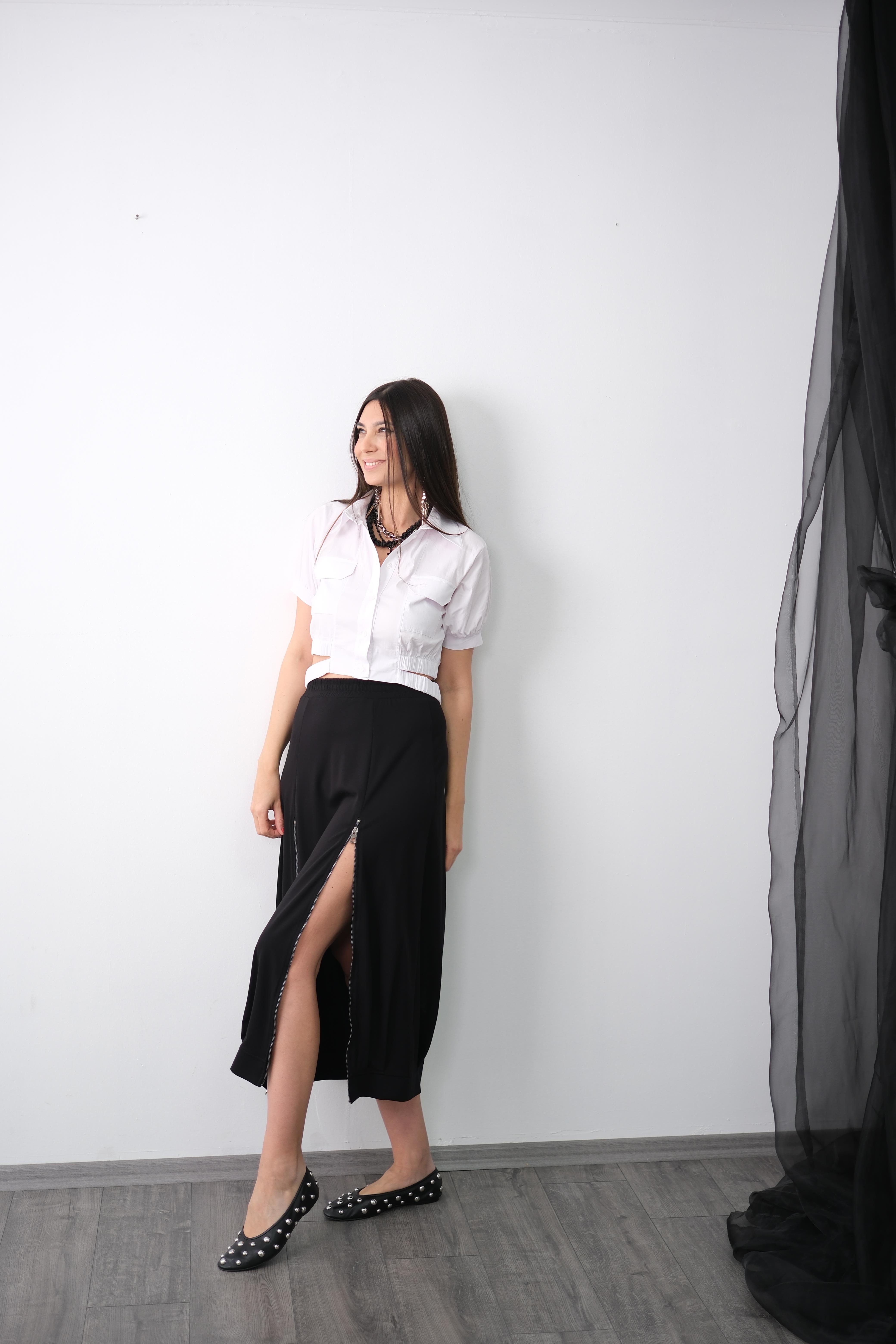 ALBY BEYAZ TASARIM GÖMLEK