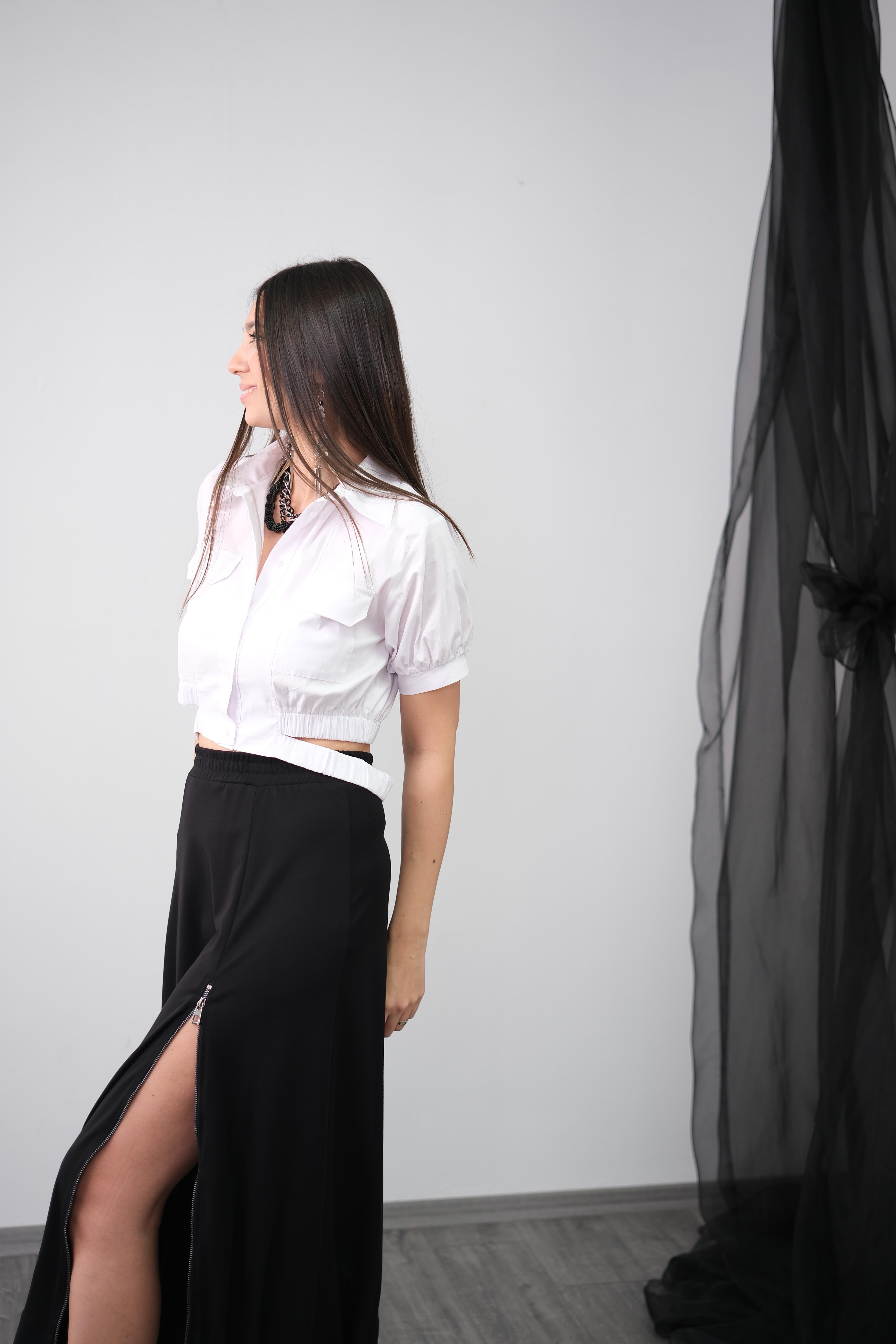 ALBY BEYAZ TASARIM GÖMLEK