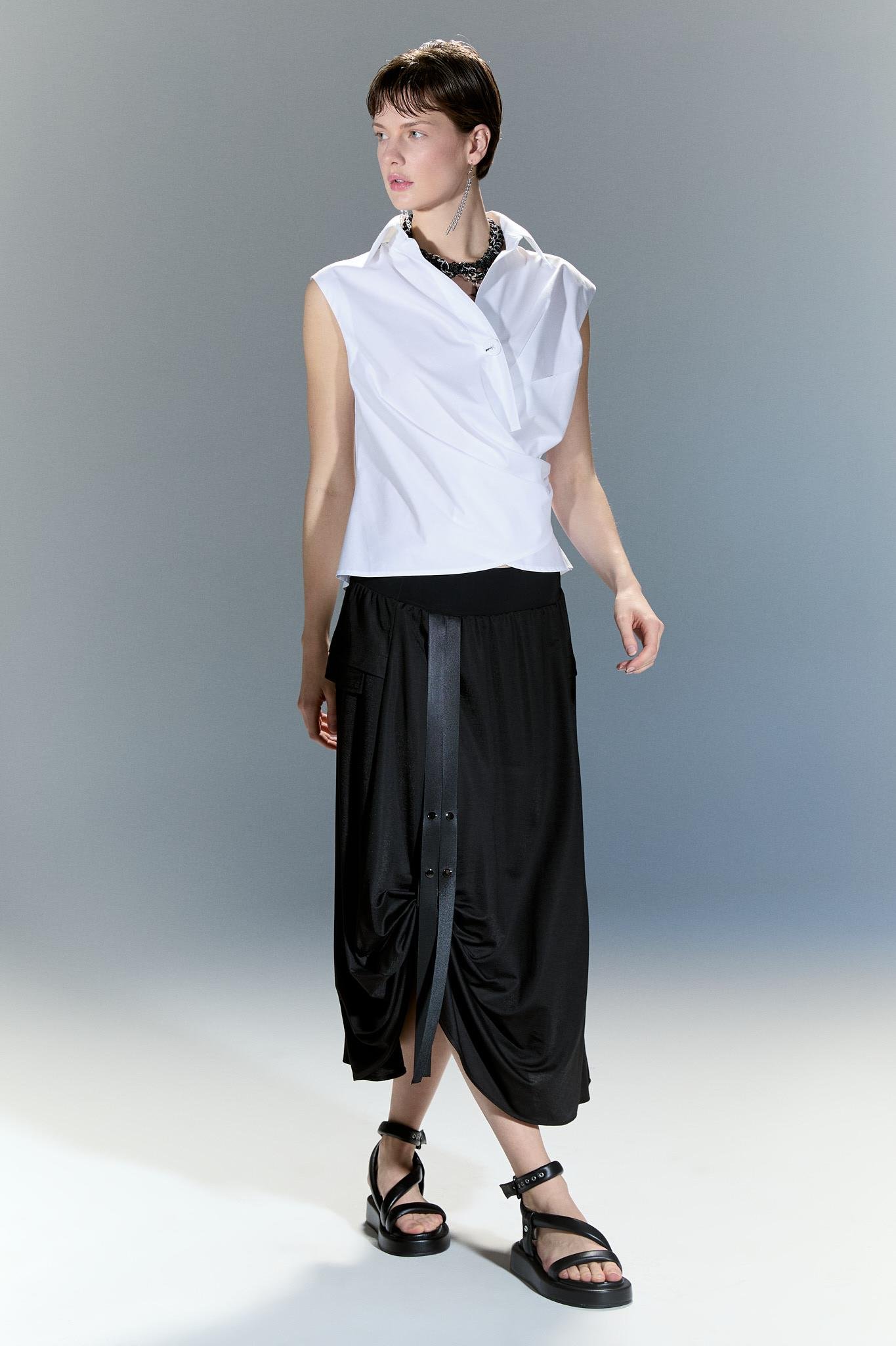 ALE BEYAZ TASARIM GÖMLEK