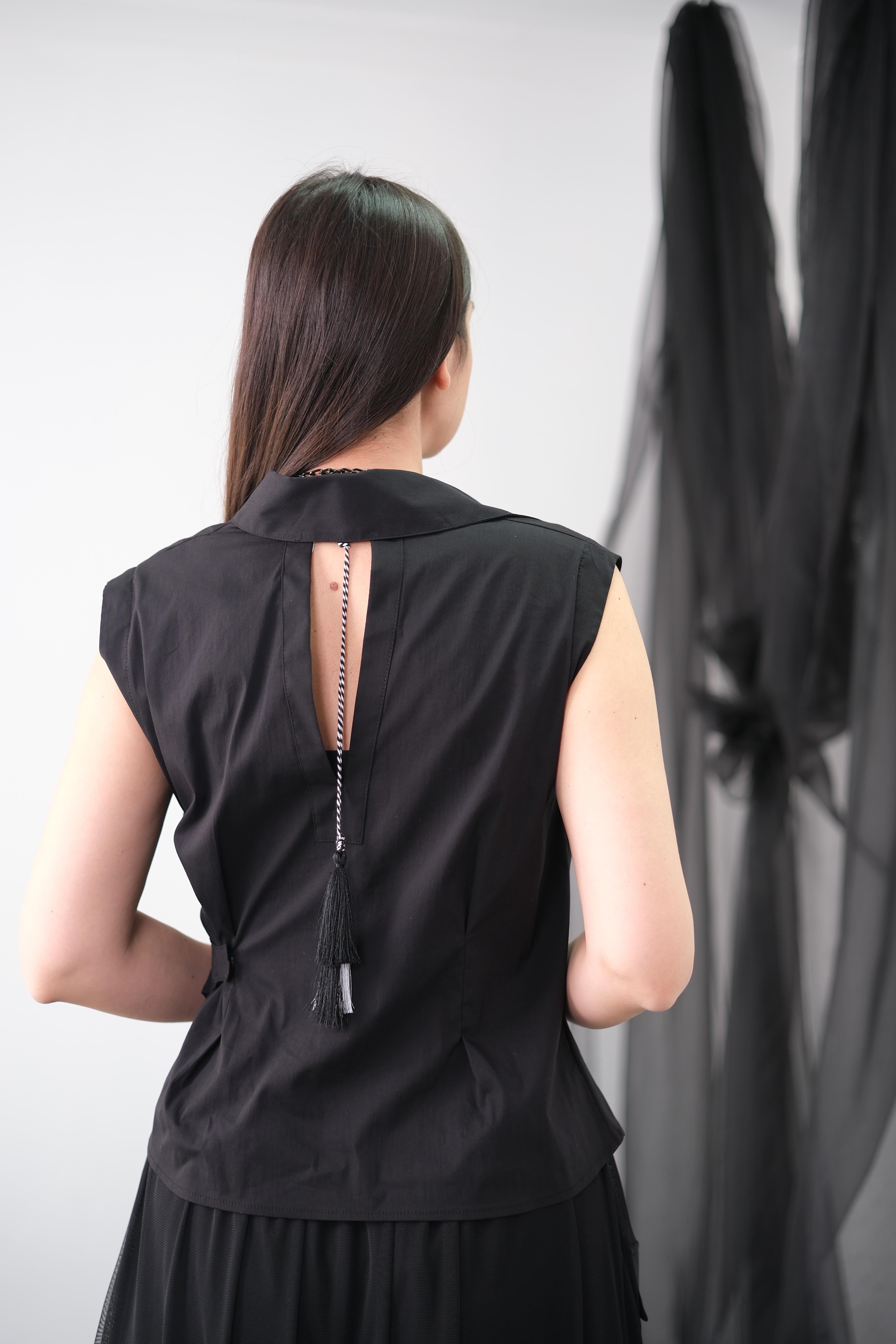 ALE SİYAH TASARIM GÖMLEK