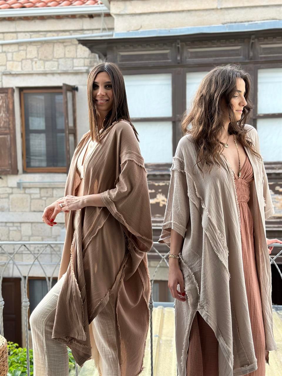 ANGEL PÜSKÜL BEJ KAFTAN