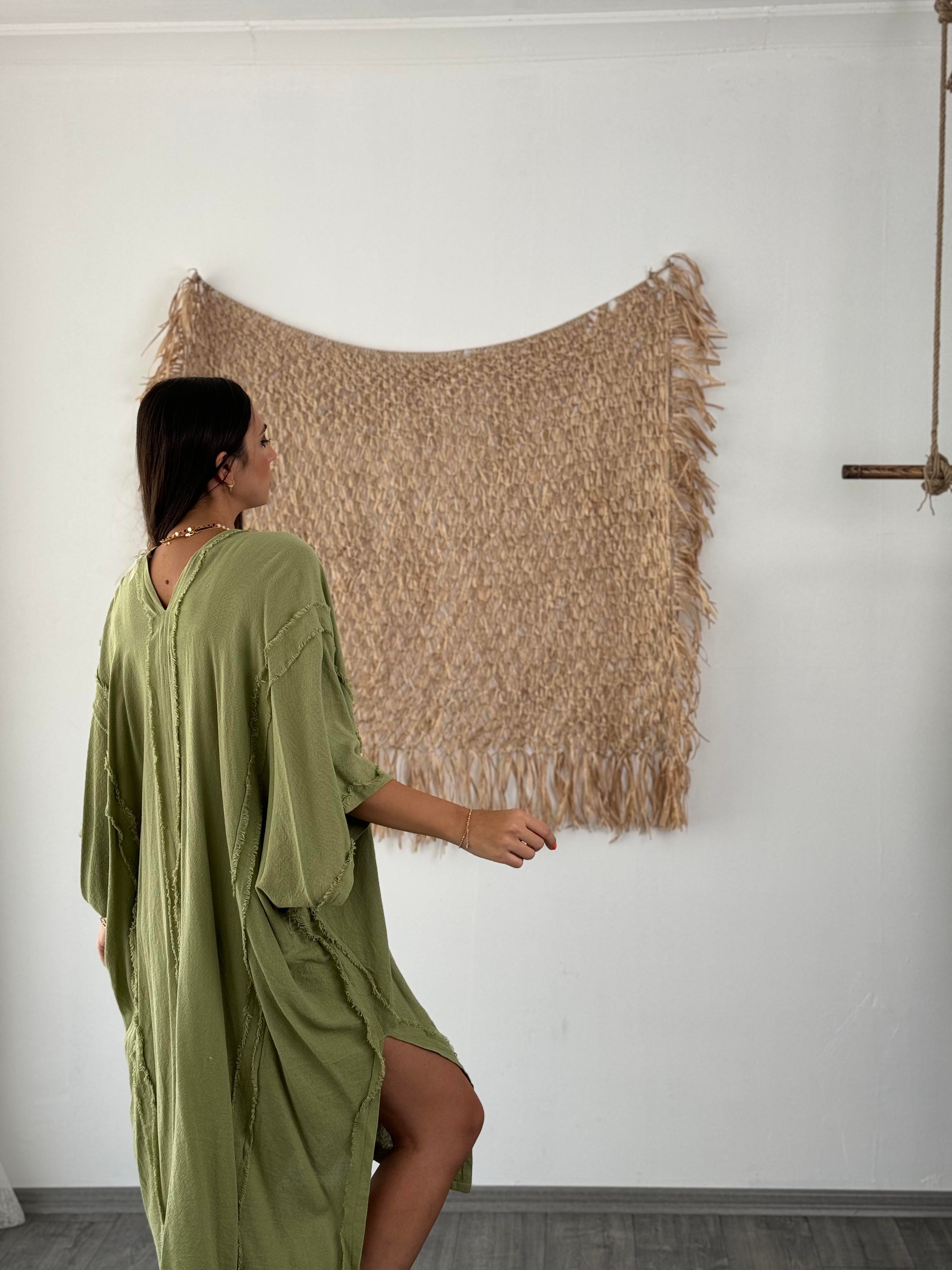 ANGEL PÜSKÜL SAGE GREEN KAFTAN