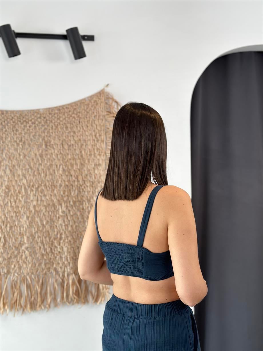 ASPENDOS PETROL MAVİ CROP