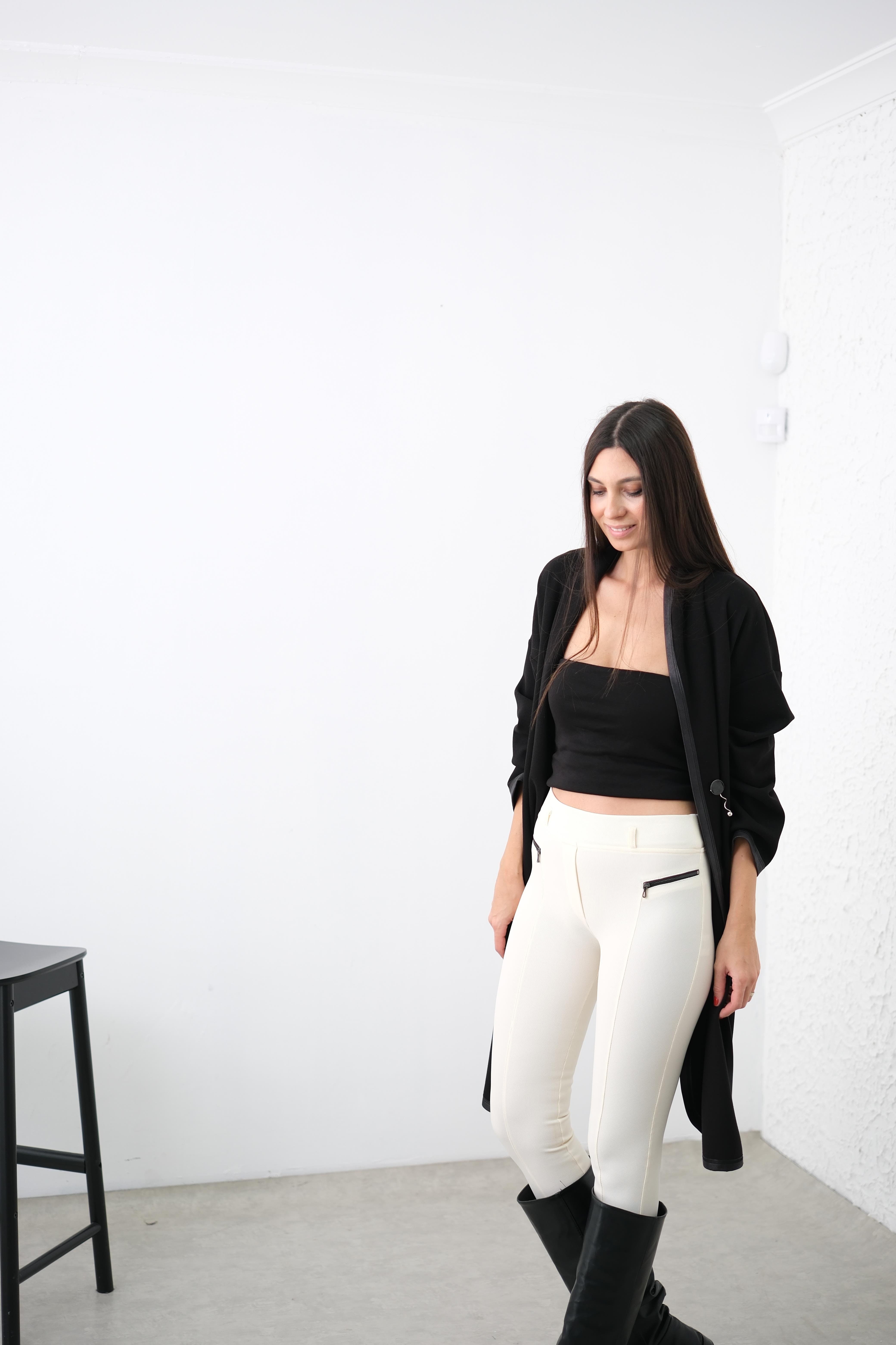 BAKER KREM TAYT PANTOLON