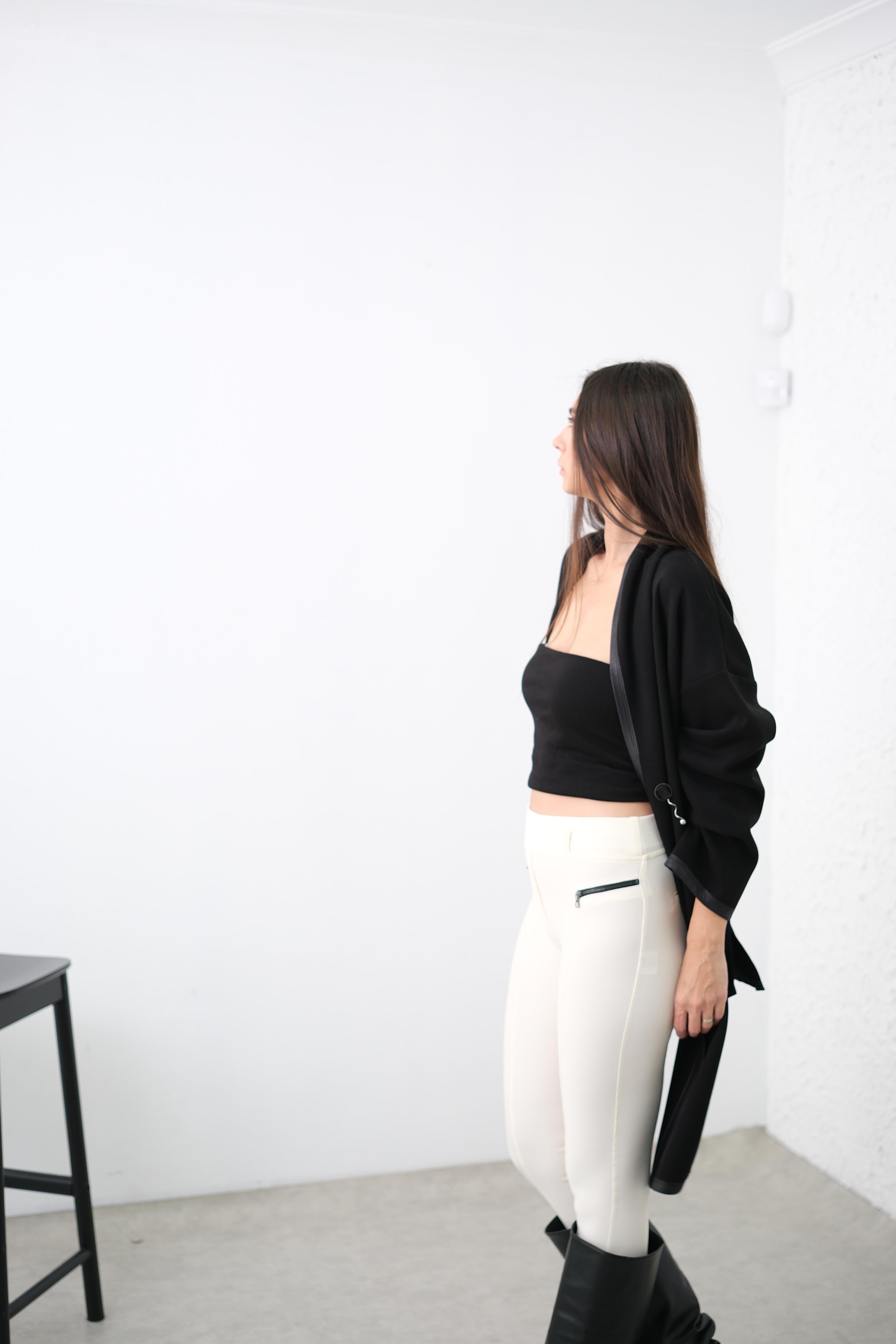 BAKER KREM TAYT PANTOLON