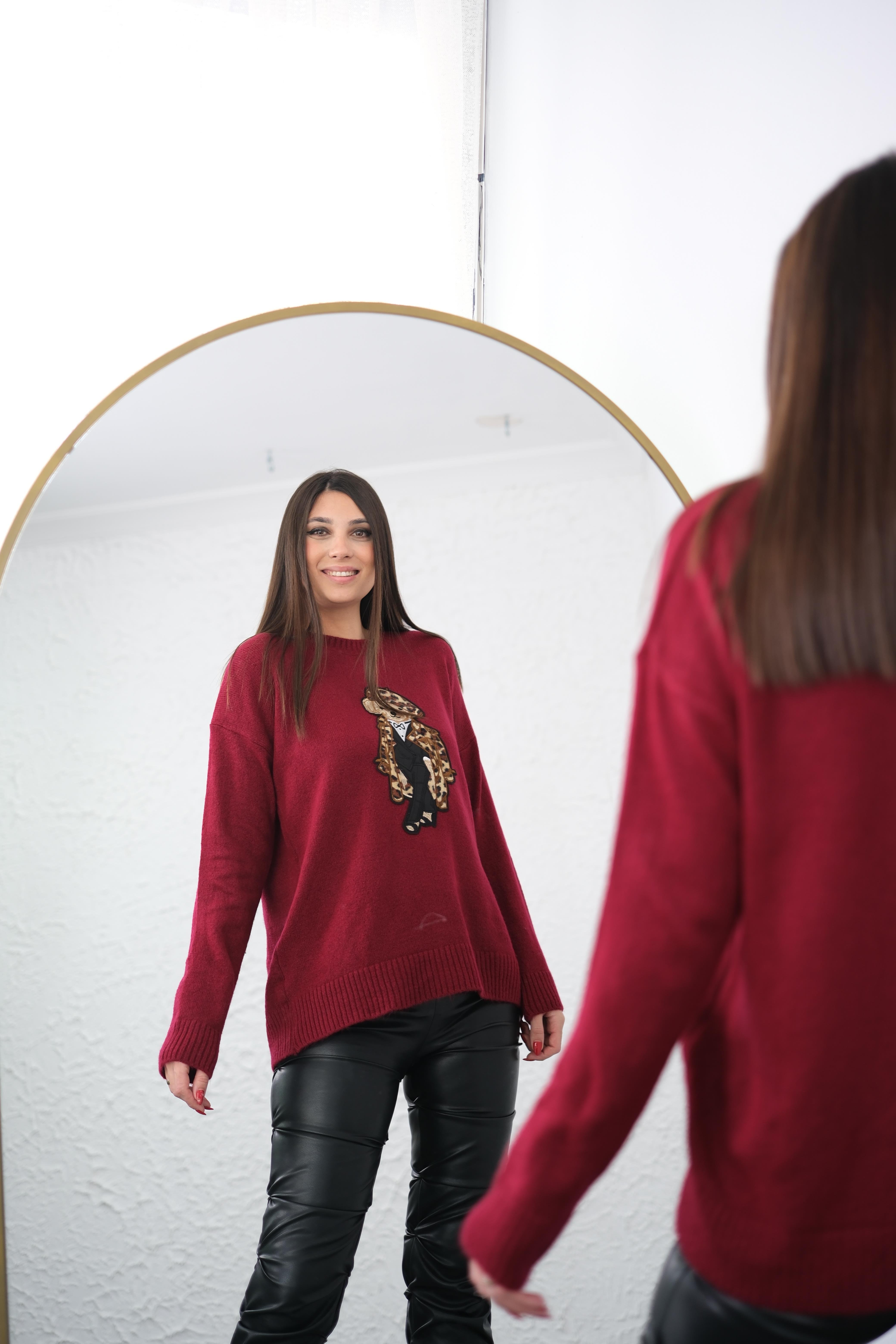 BEAR AYICIKLI BORDO KAZAK