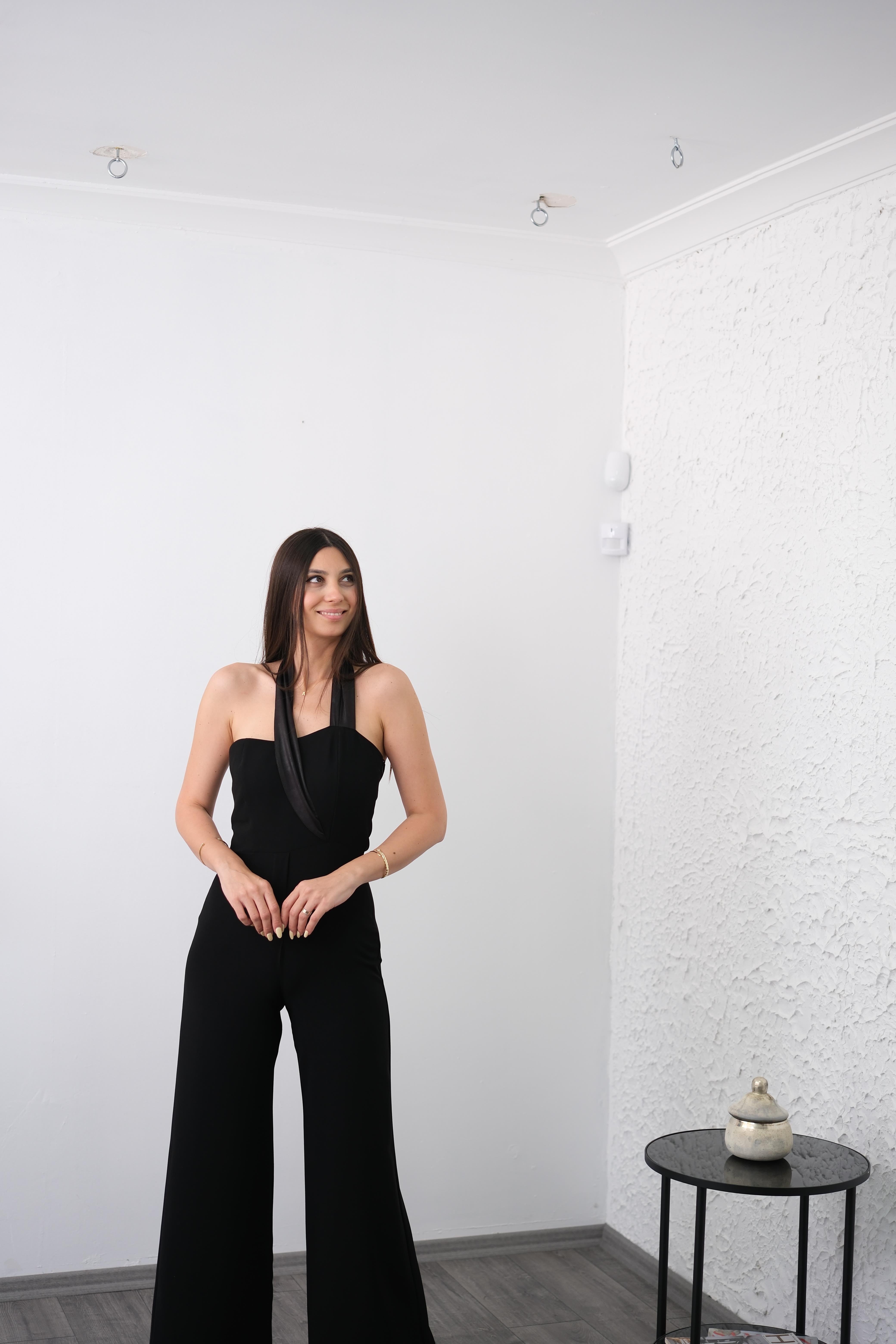 BELLA SİYAH TASARIM TULUM