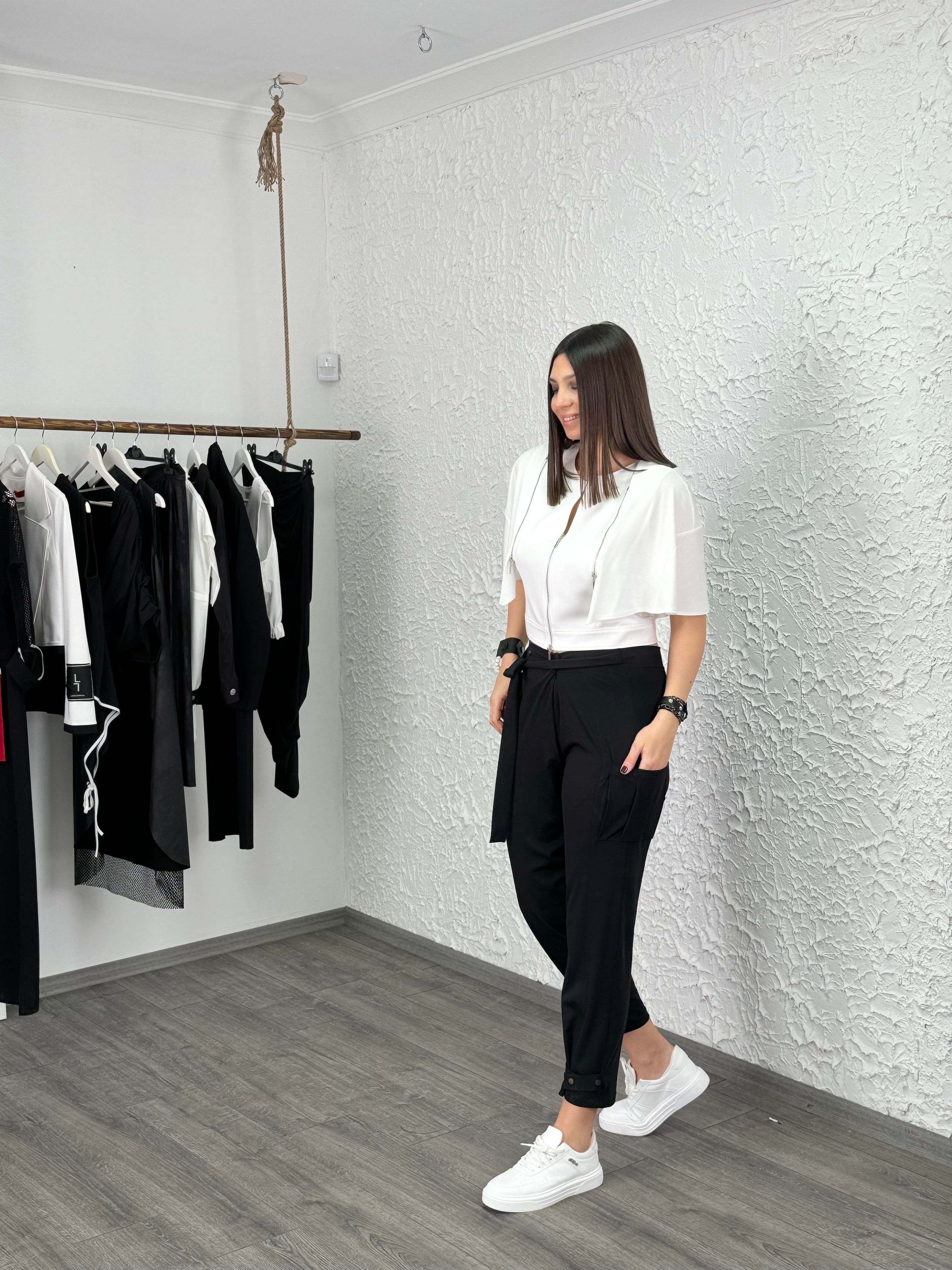 BİANCA SİYAH TASARIM PANTOLON