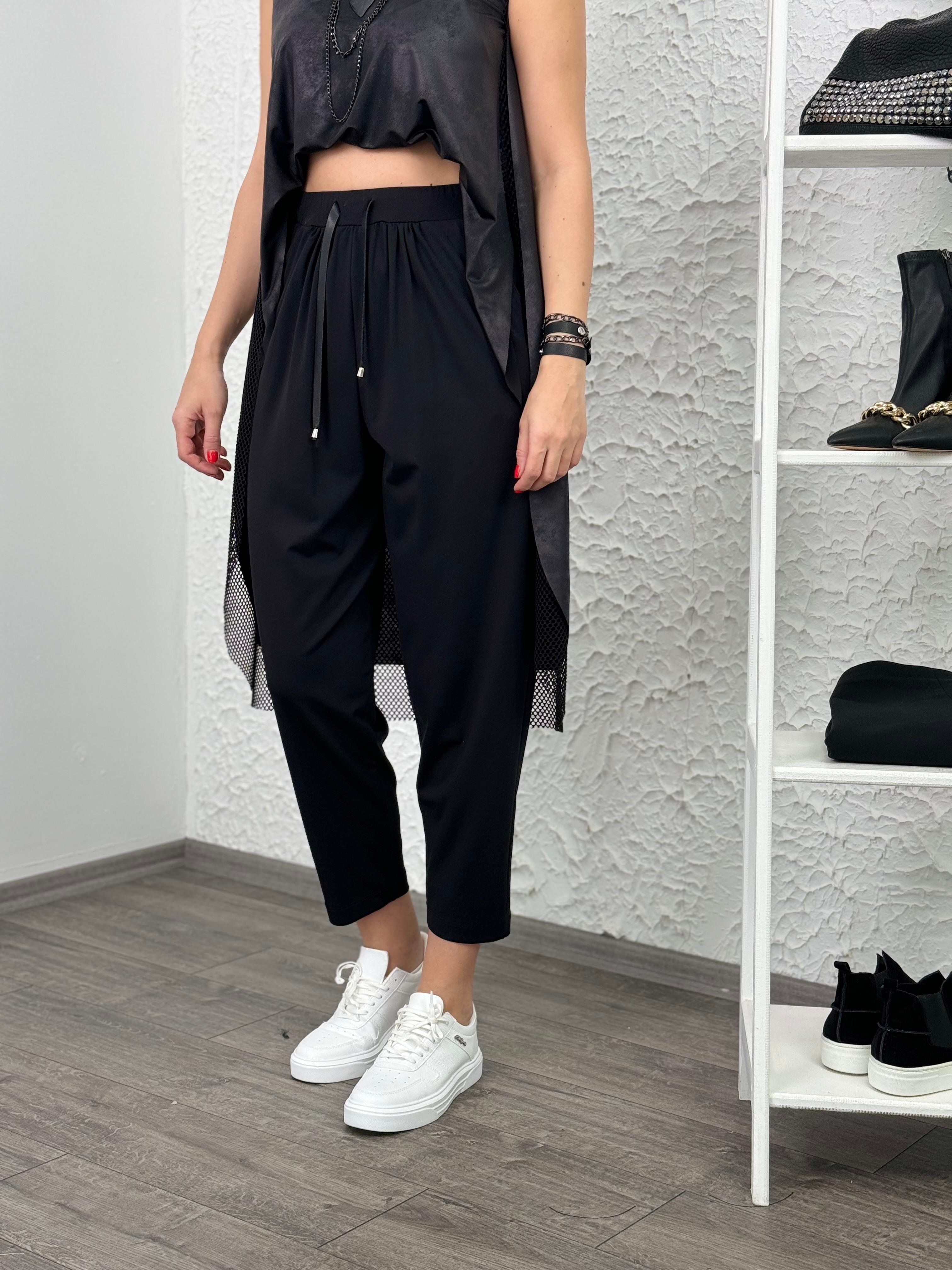 BLOOM SİYAH TASARIM PANTOLON