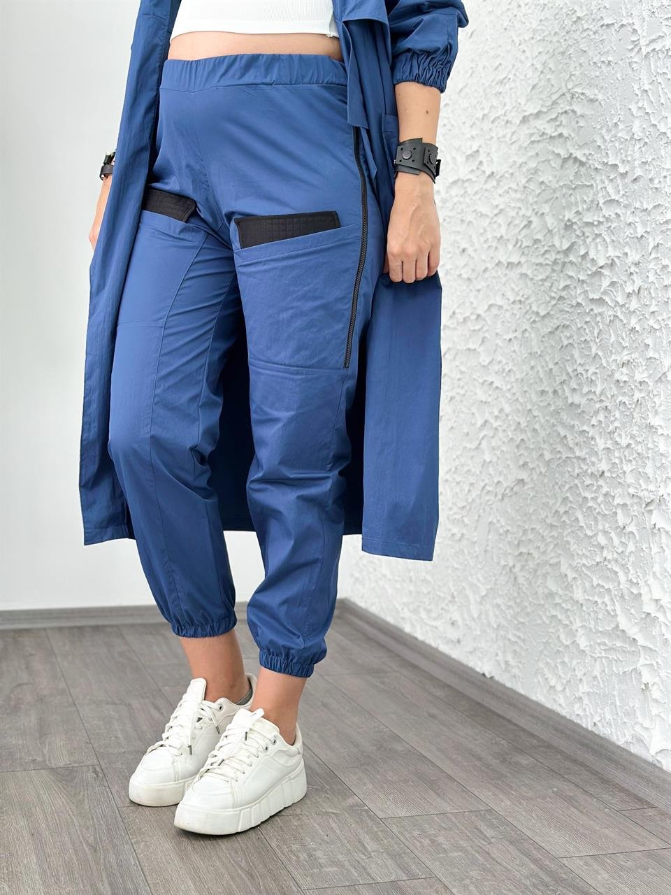BOLD İNDİGO TASARIM PANTOLON