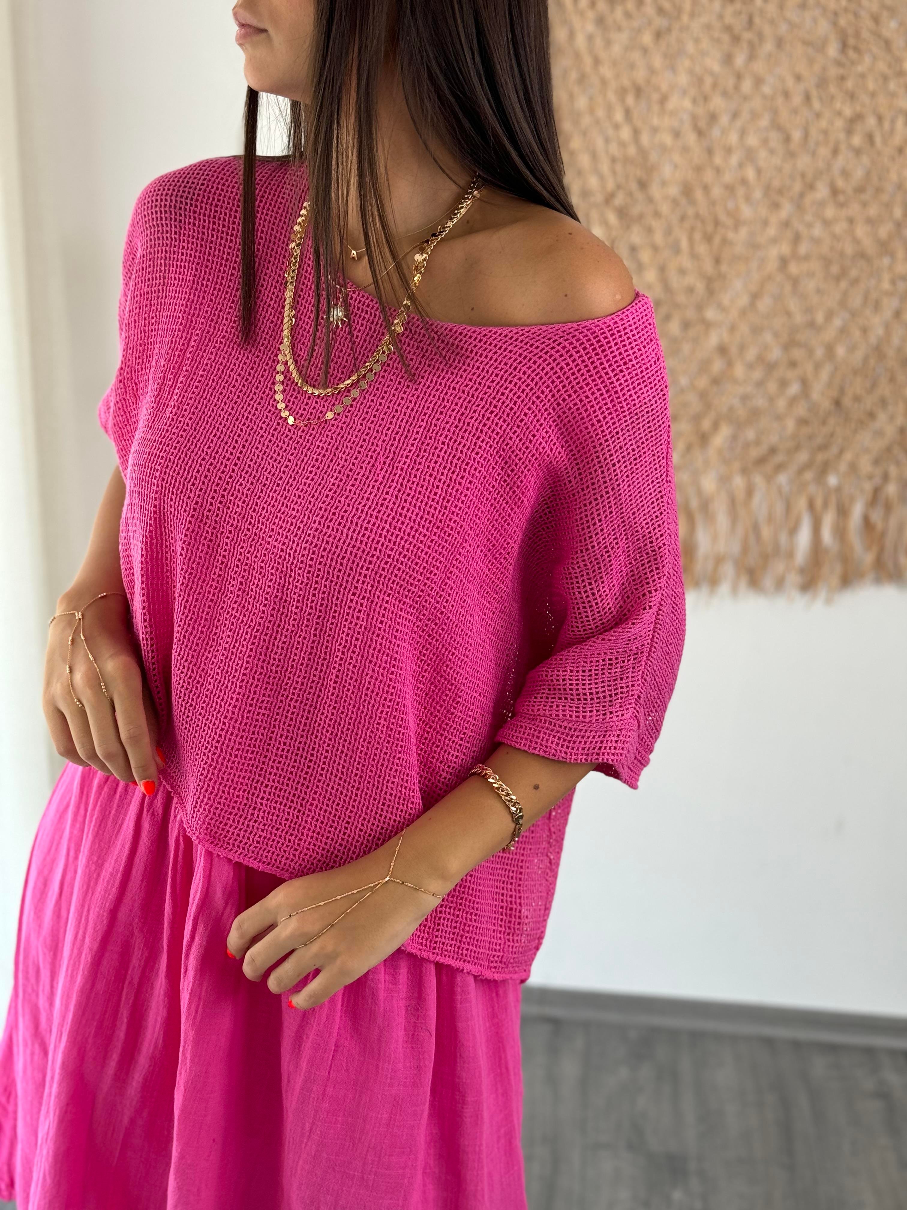 CALE FİLE DETAYLI PEMBE ELBİSE