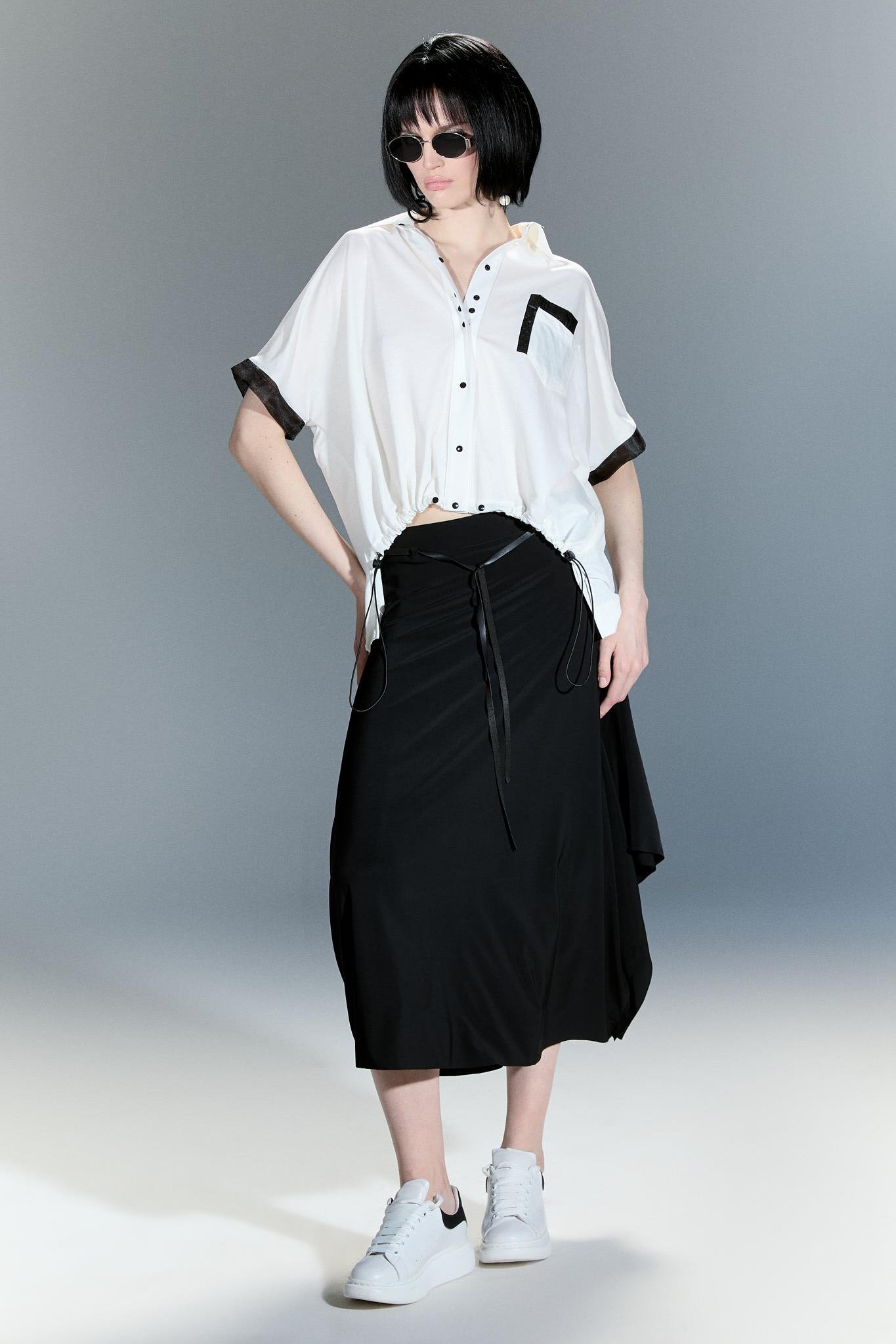 CAME BEYAZ TASARIM GÖMLEK