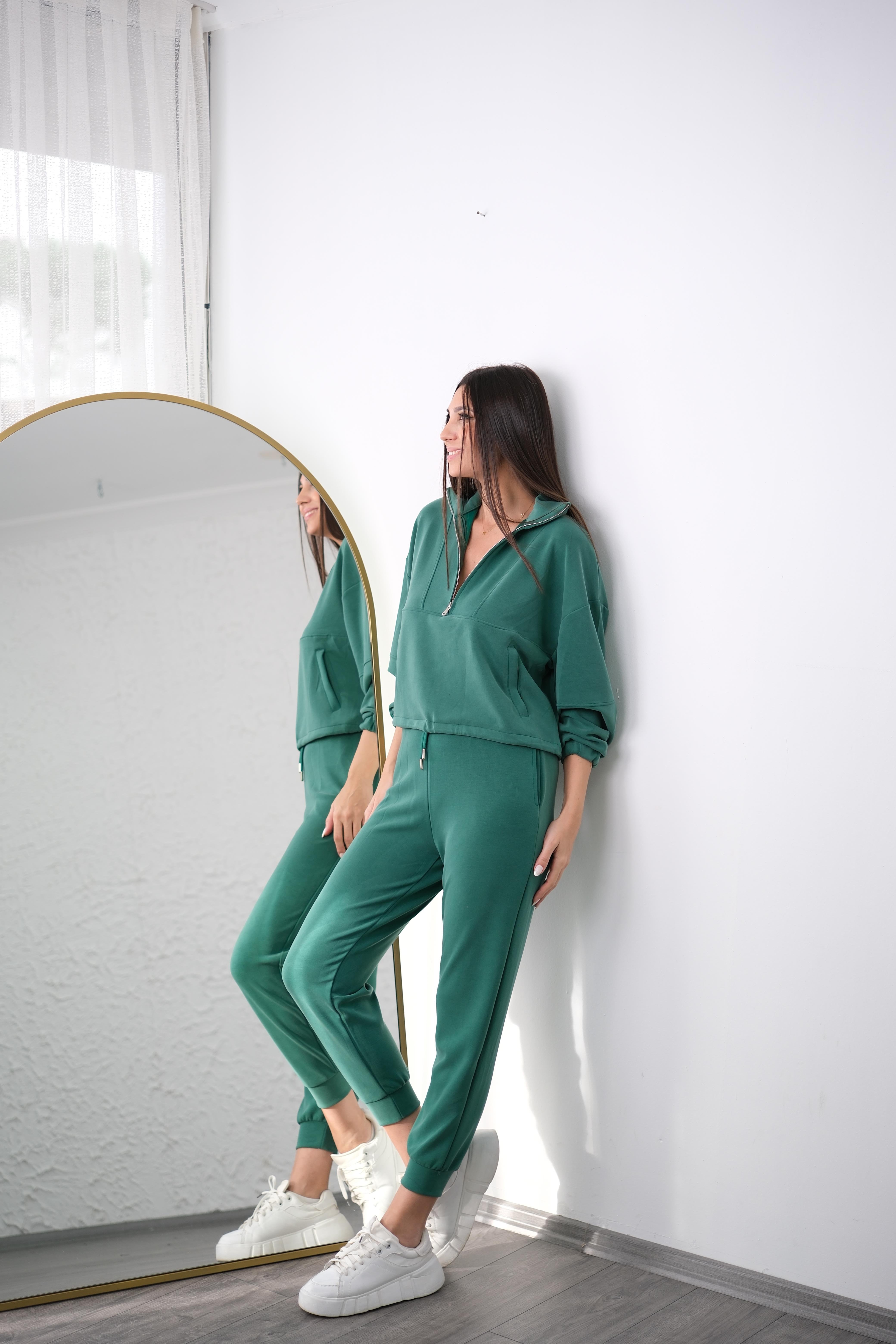 CELA FERMUARLI YEŞİL EŞOFMAN TAKIMI