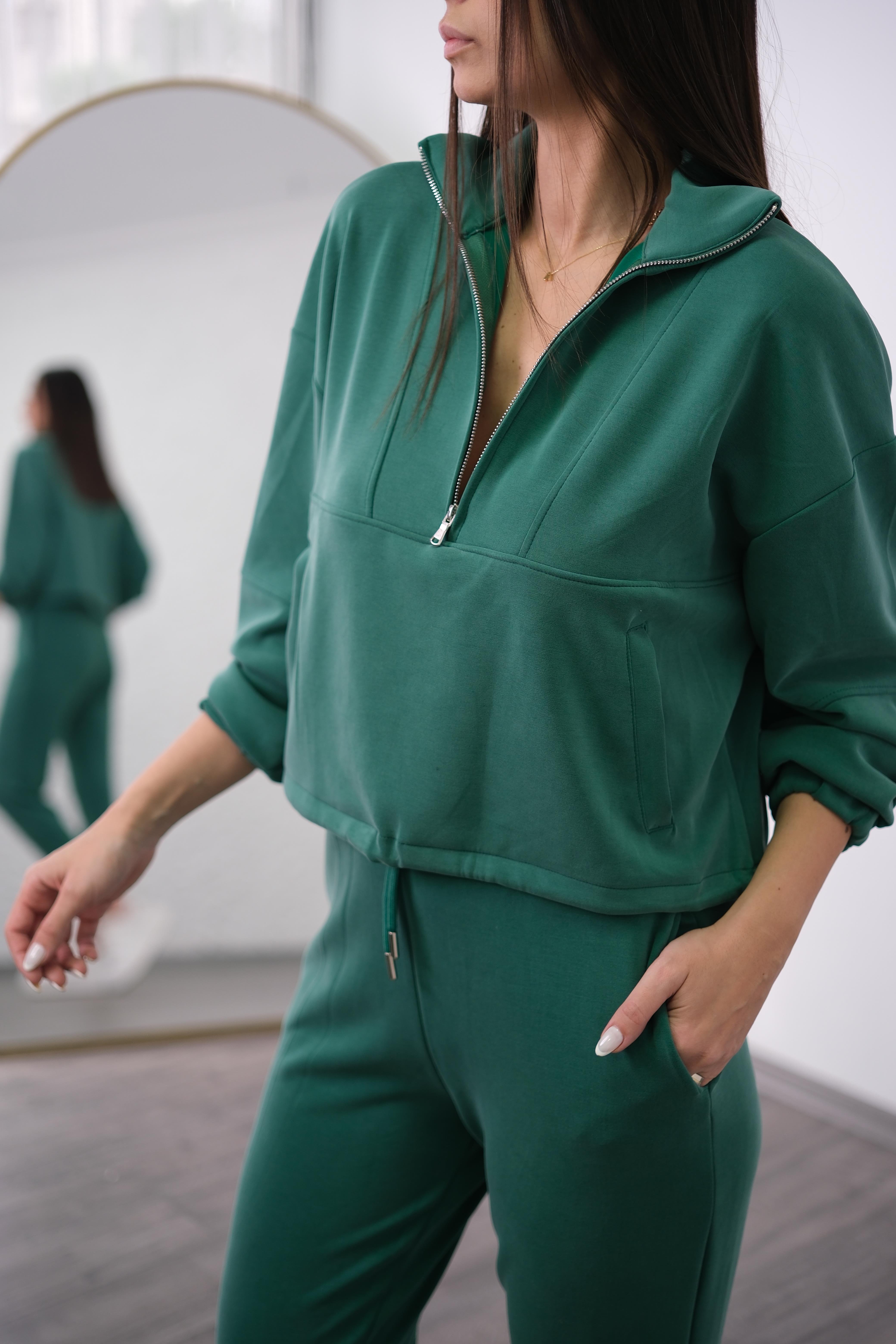 CELA FERMUARLI YEŞİL EŞOFMAN TAKIMI