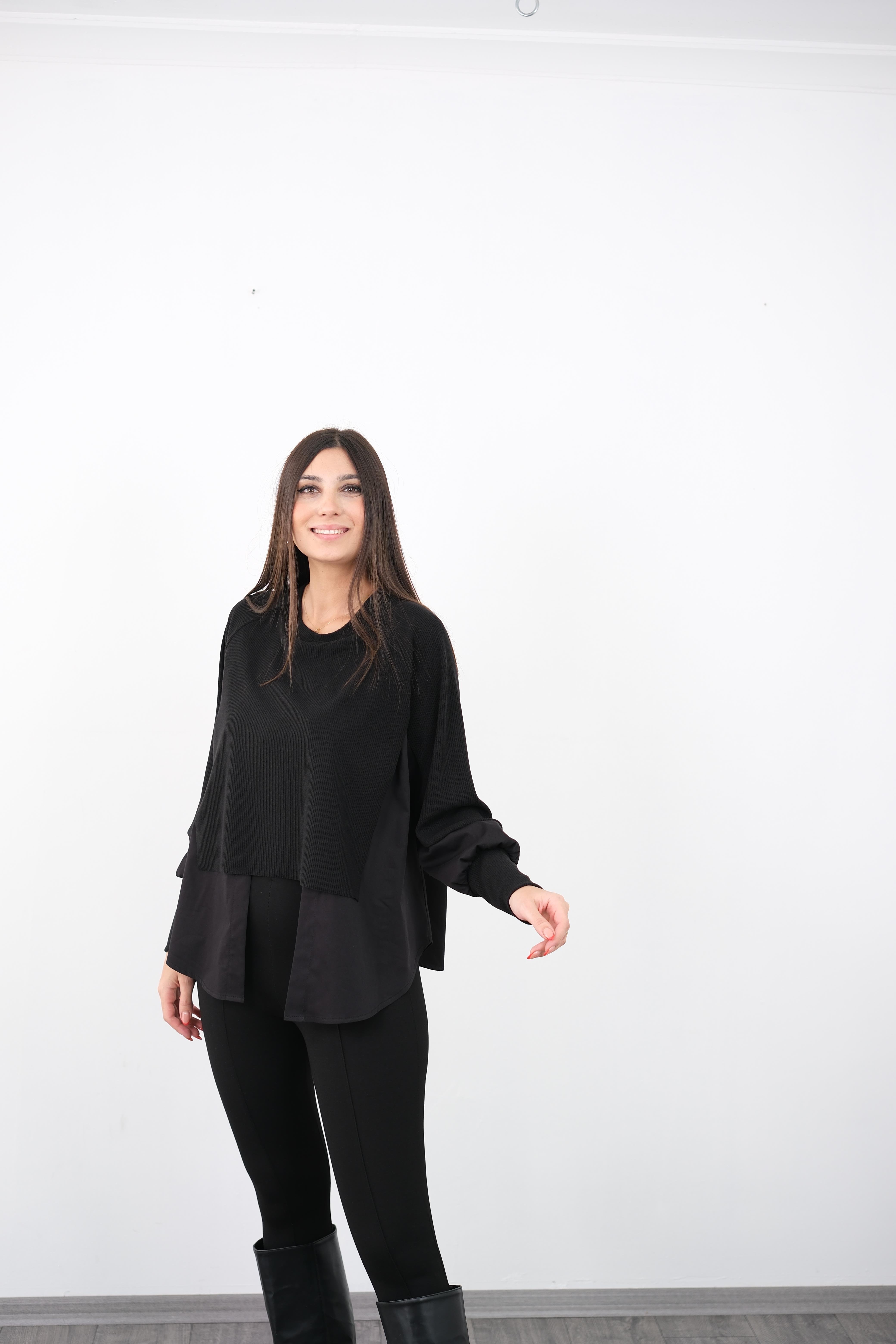 CELLY GÖMLEK DETAYLI TRİKO