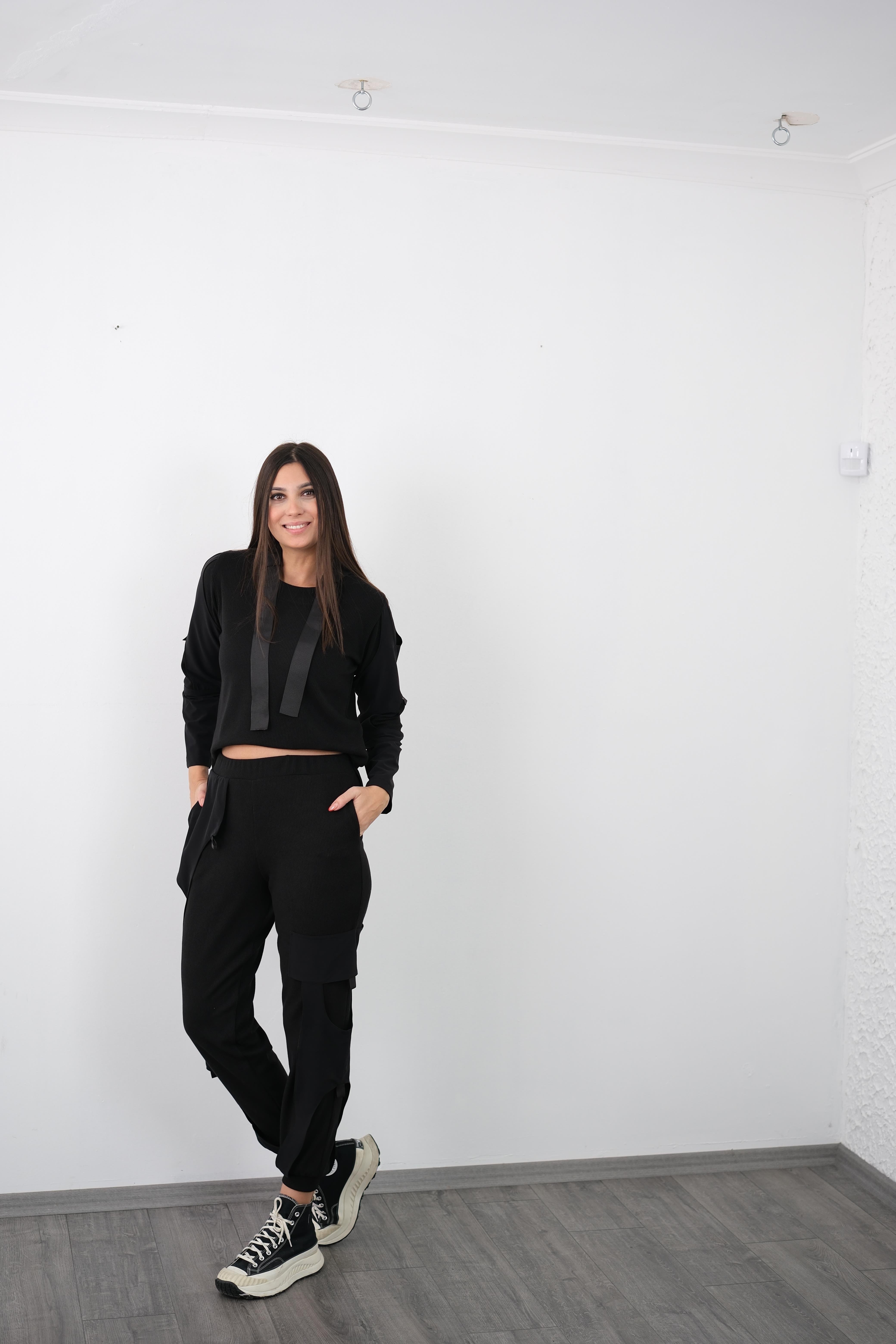 CELLY SİYAH TRİKO JOGGER PANTOLON