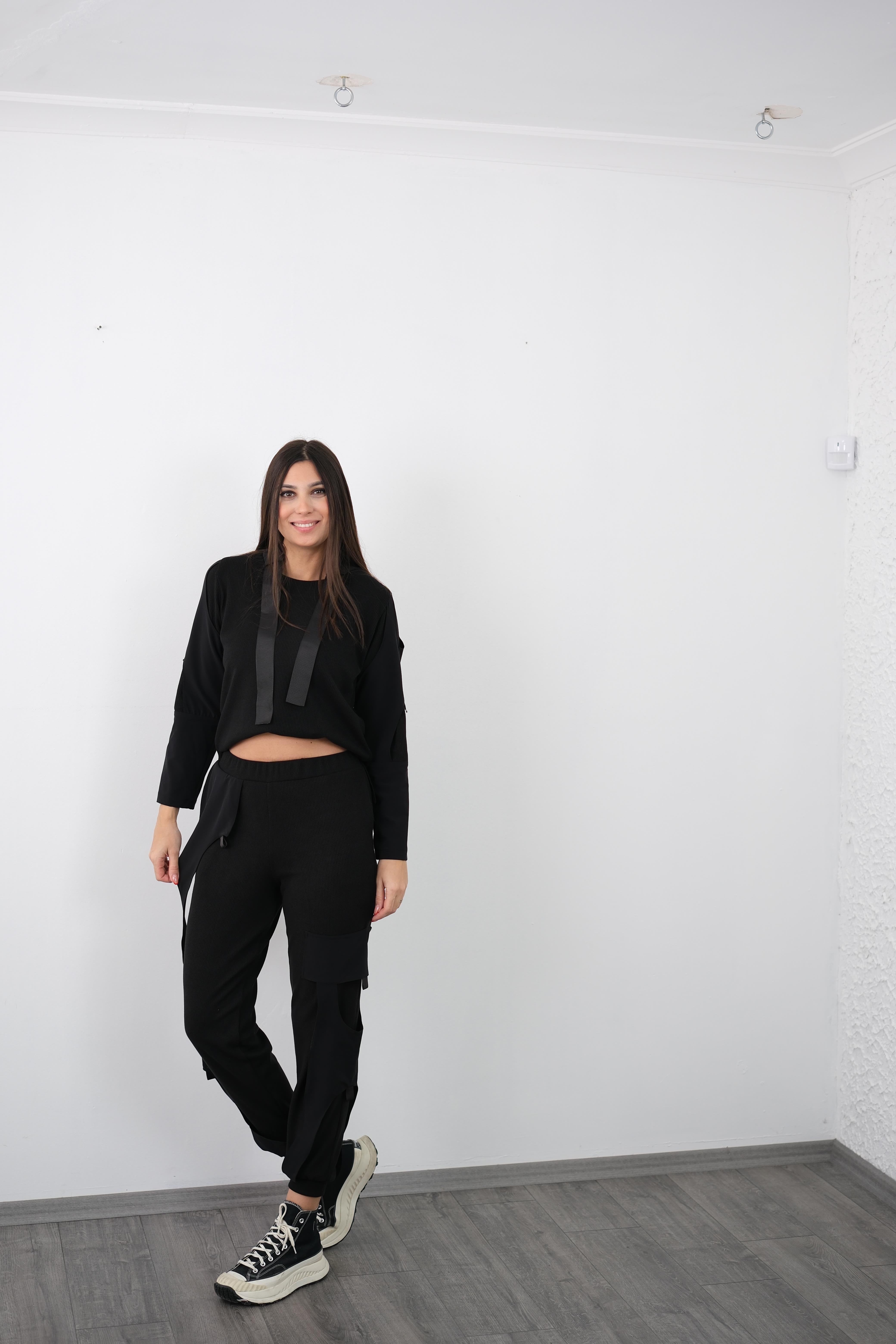 CELLY SİYAH TRİKO JOGGER PANTOLON