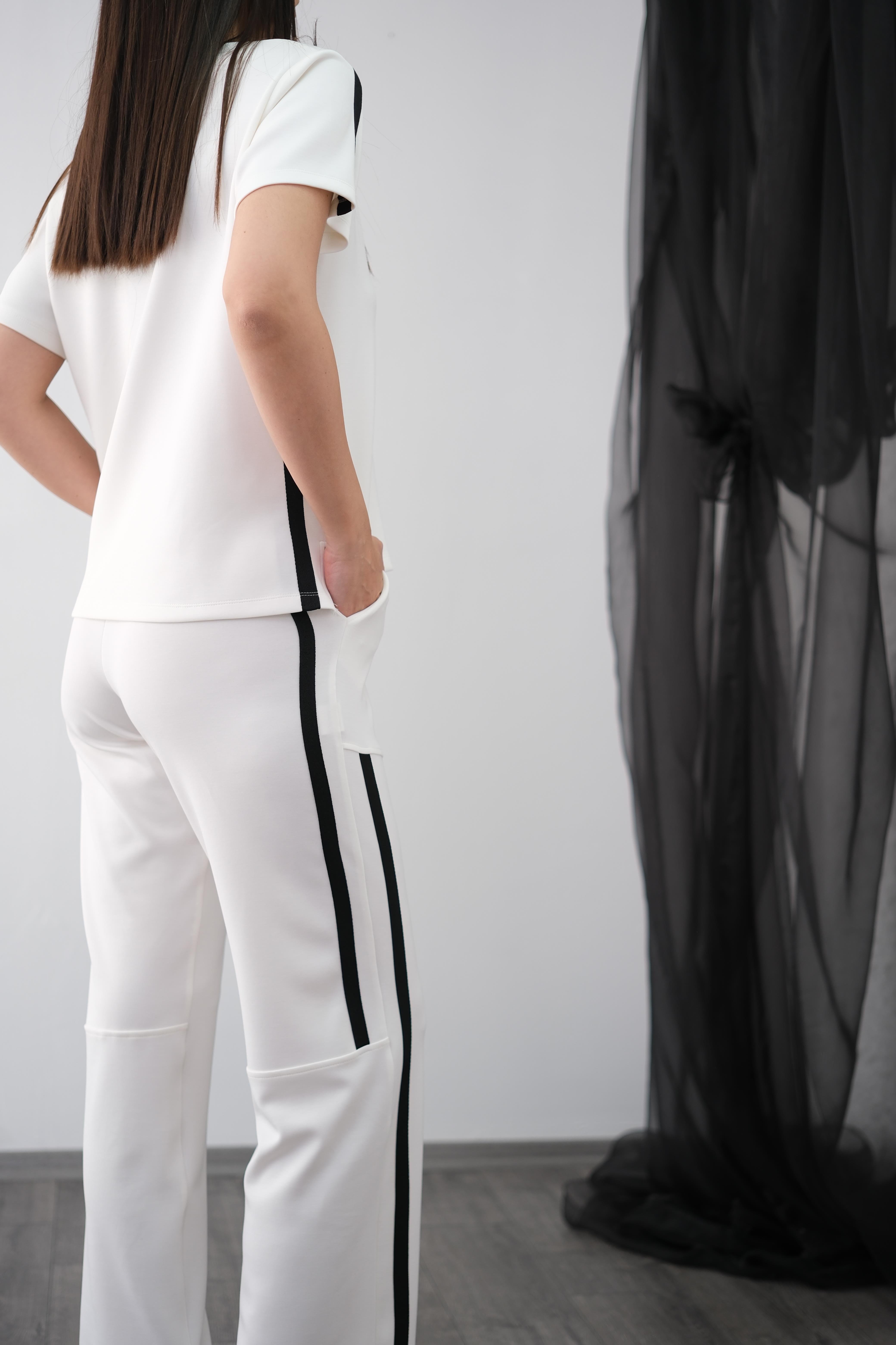 CHARLES MODAL BEYAZ PANTOLON