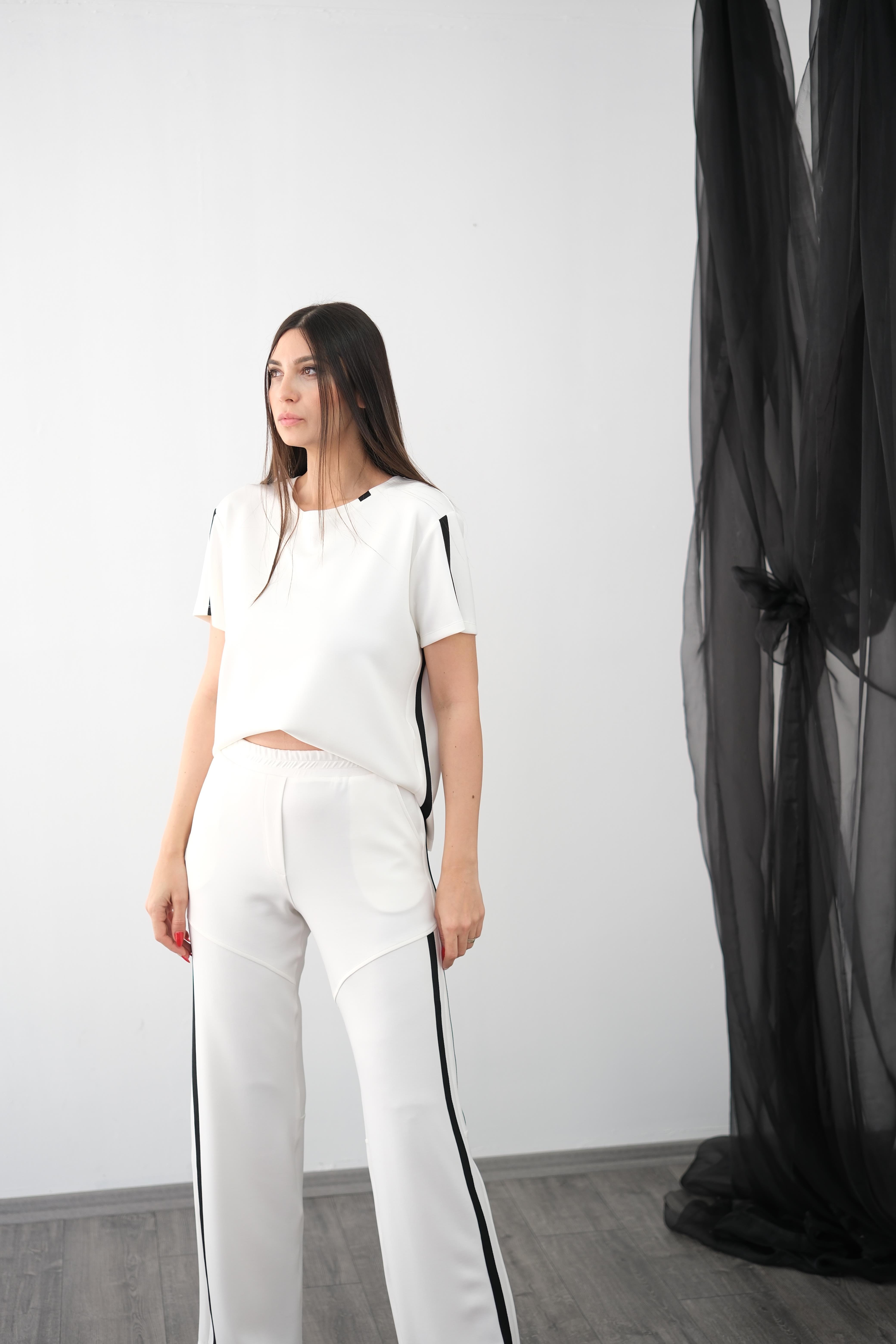 CHARLES MODAL BEYAZ PANTOLON