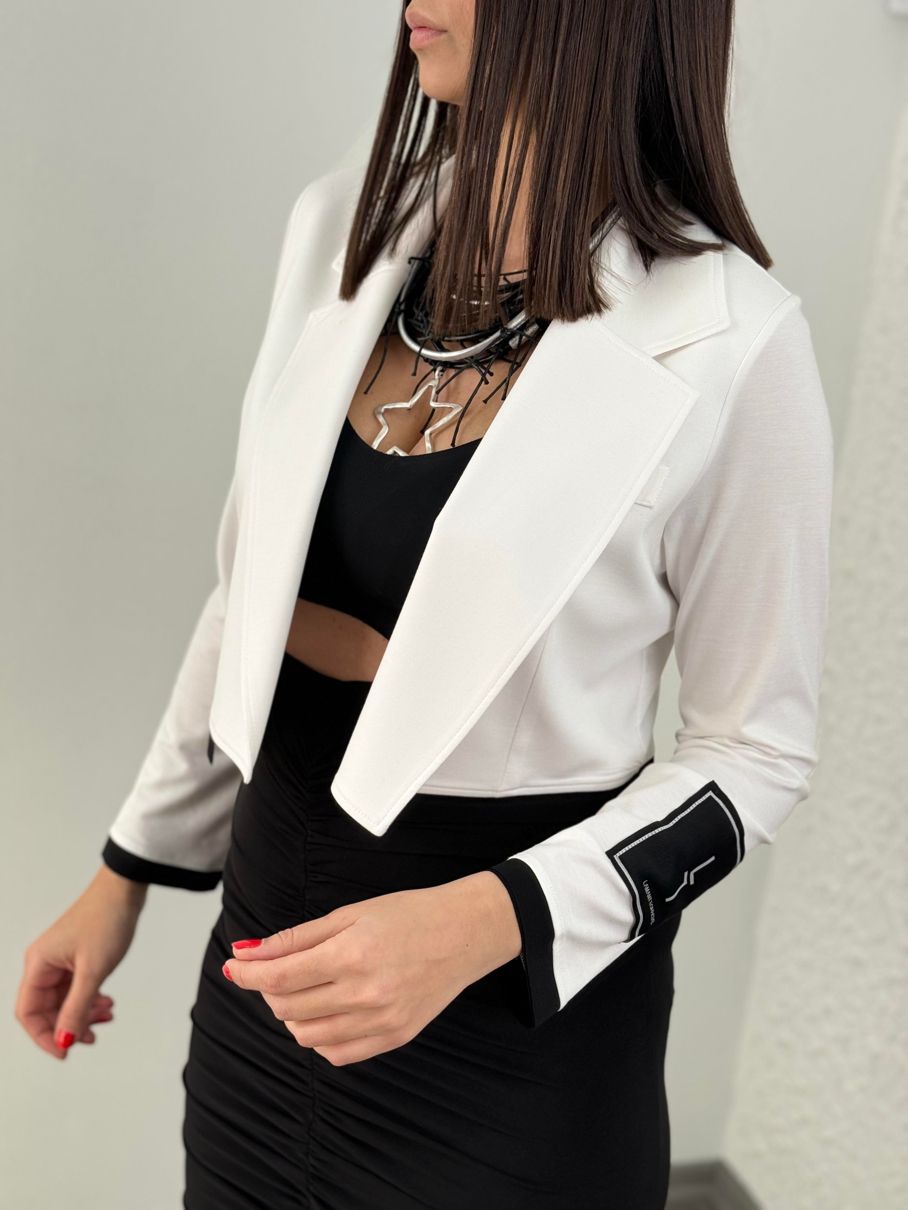 CYRUS TASARIM BEYAZ BLAZER CEKET