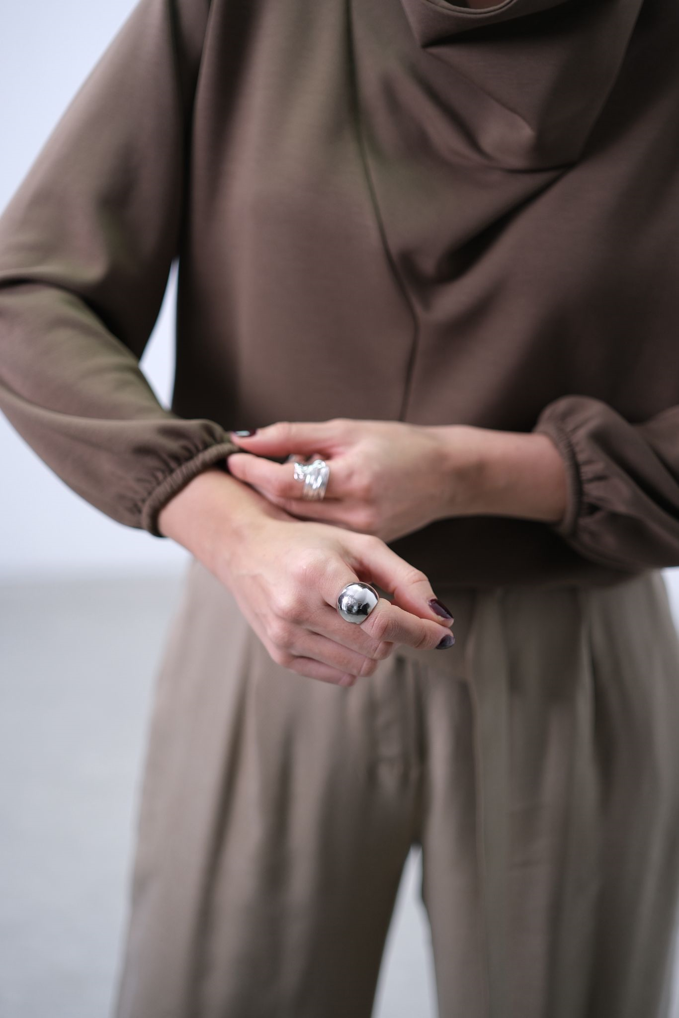 DOLCE YAĞ YEŞİLİ MODAL BLUZ