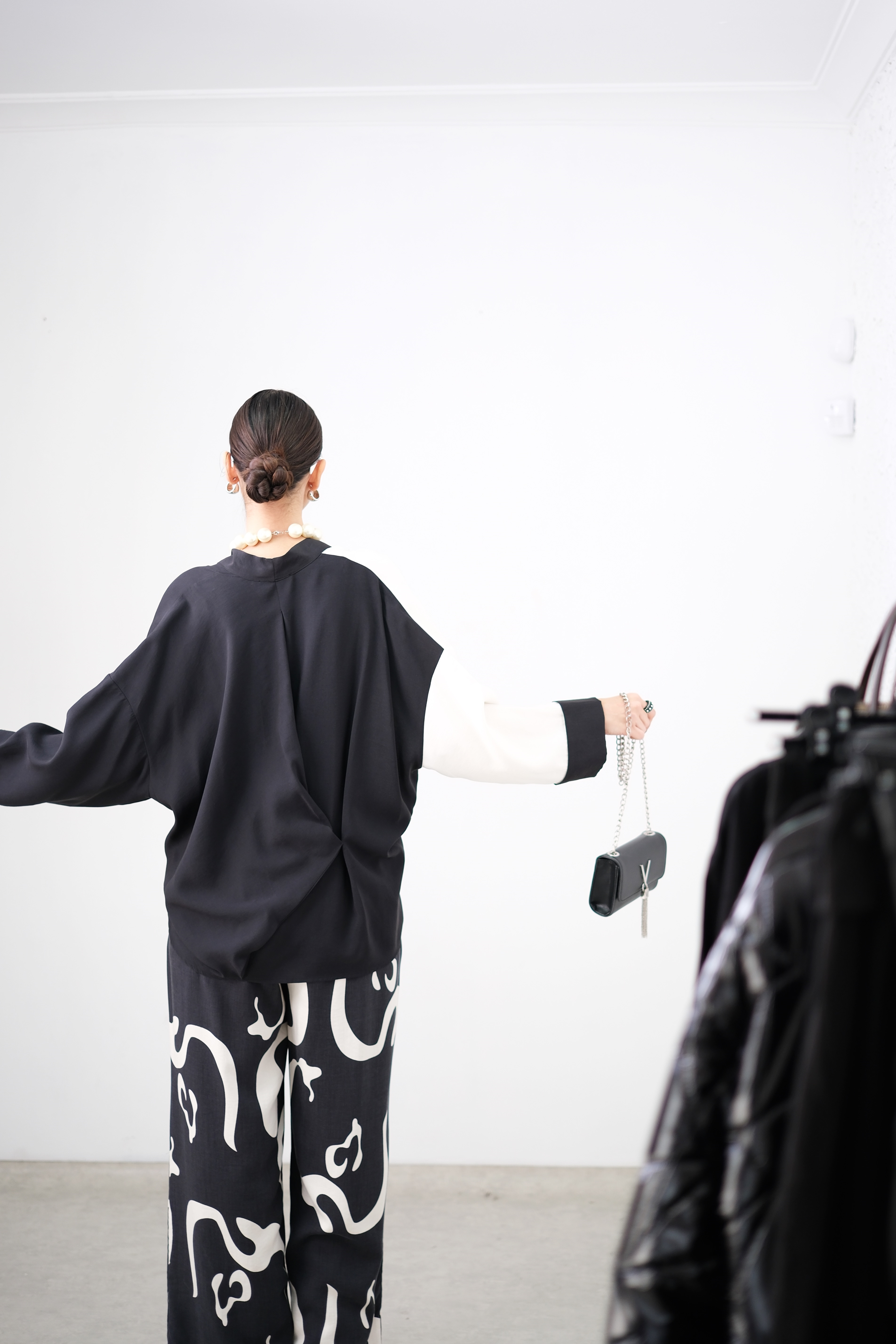 ELİTE TOUCH SİYAH/EKRU CEKET