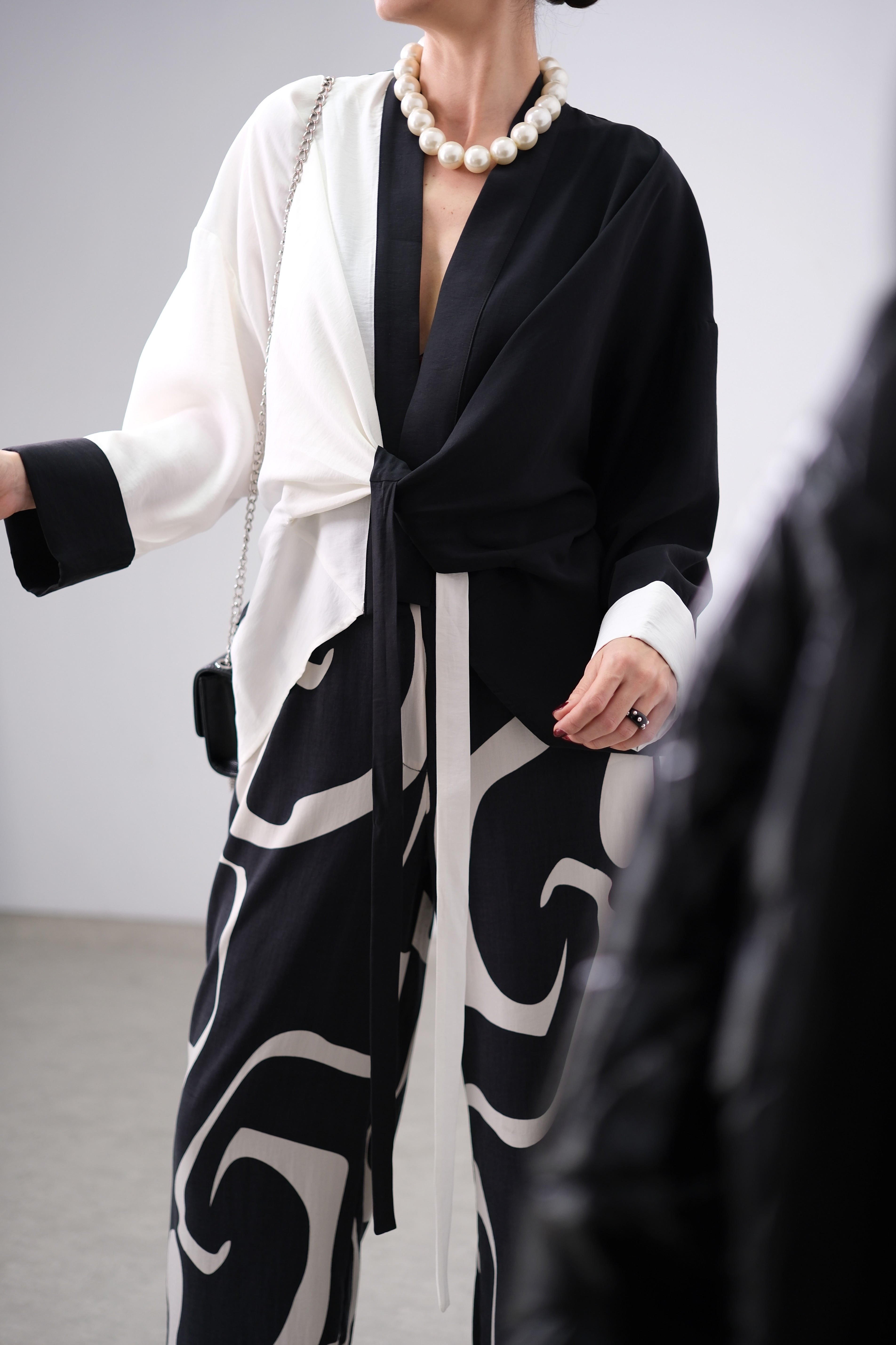 ELİTE TOUCH SİYAH/EKRU CEKET