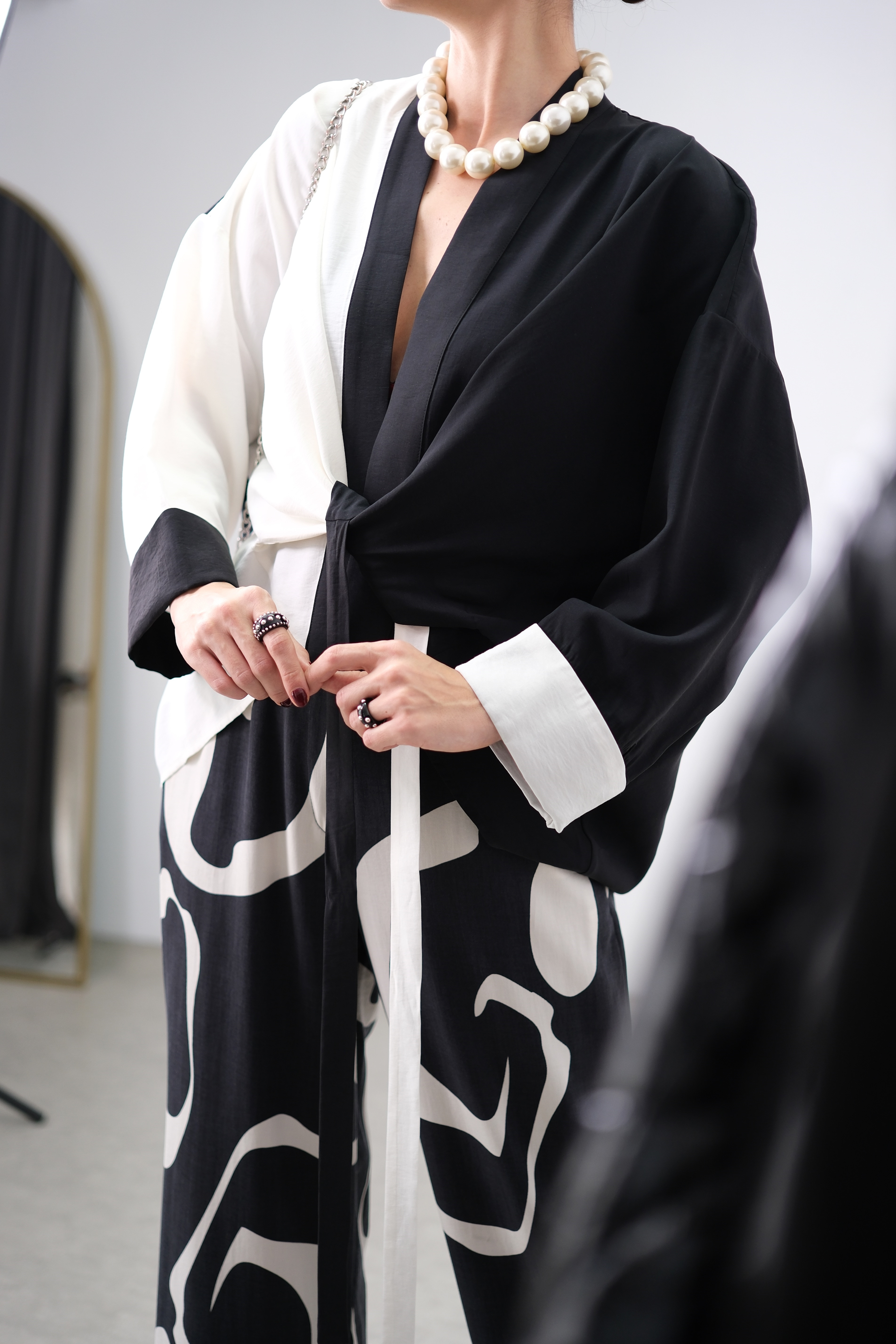 ELİTE TOUCH SİYAH/EKRU CEKET