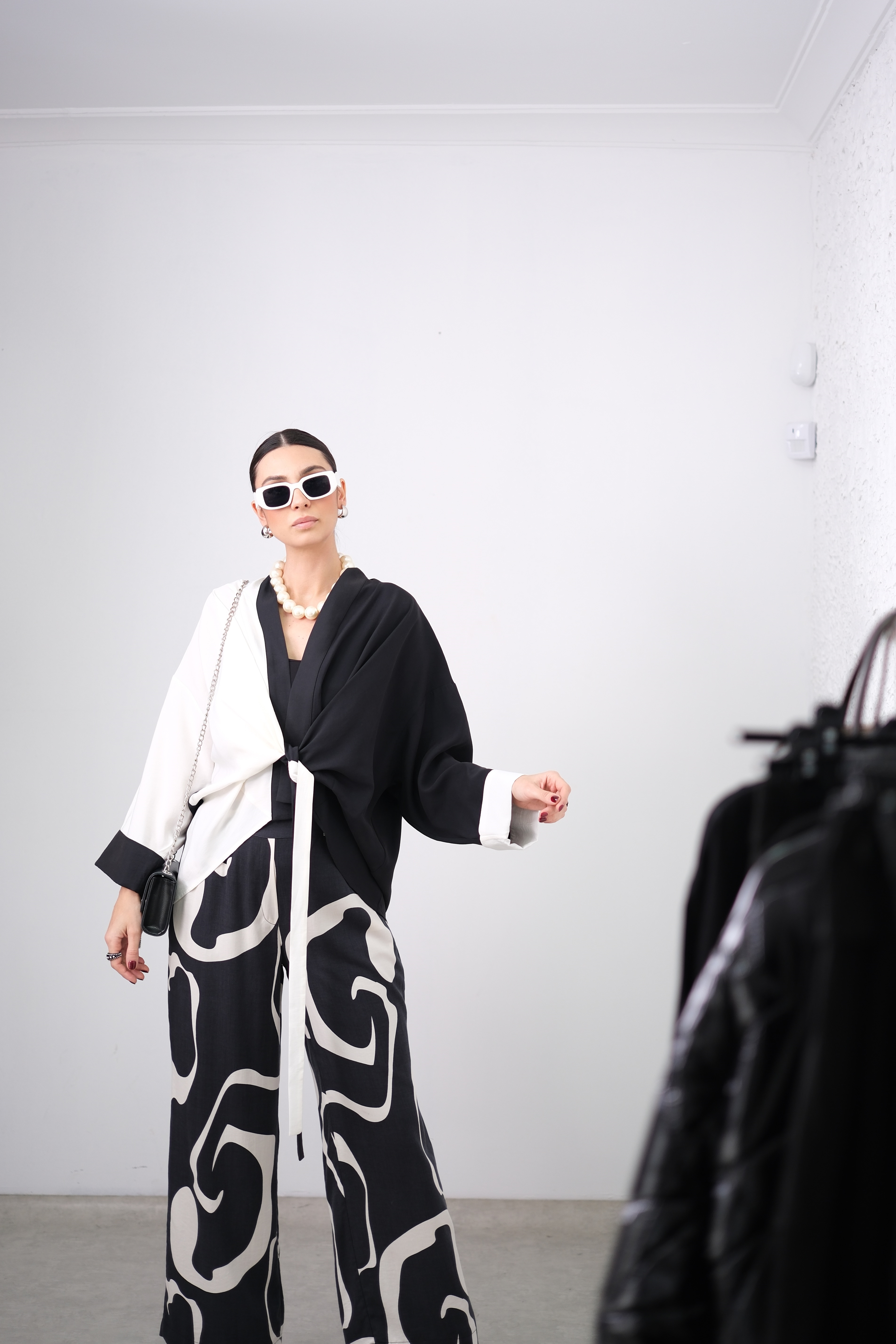 ELİTE TOUCH SİYAH/EKRU CEKET